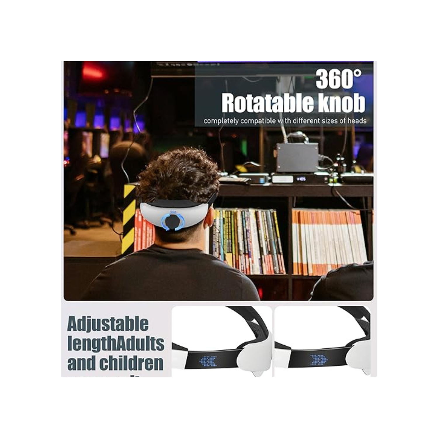 Prime made VR Head Strap Compatible for Quest 3S,Strap Accessories with Head Cushion, Upgarde Elite Strap Comfortable Protective Reduce Pressure –