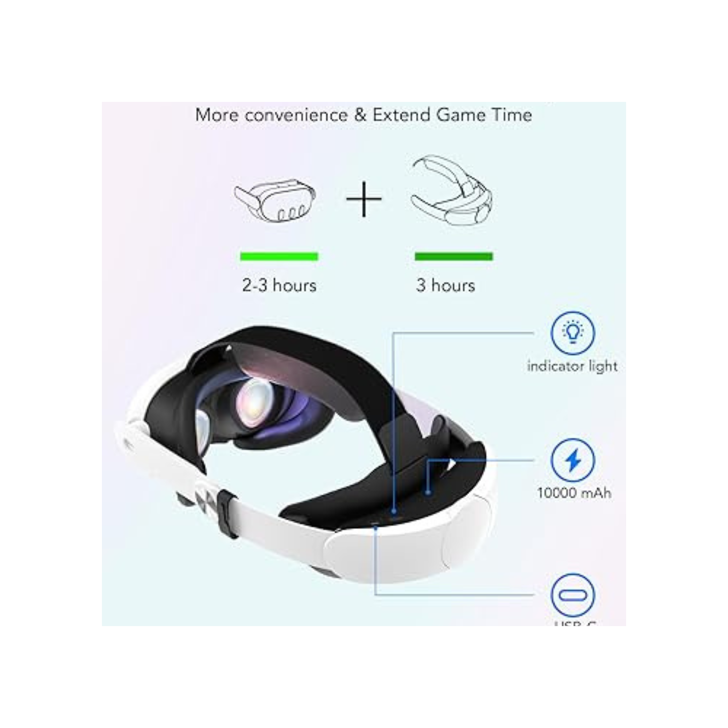 Prime made VR Head Strap Compatible for Quest 3S,Strap Accessories with Head Cushion, Upgarde Elite Strap Comfortable Protective Reduce Pressure –