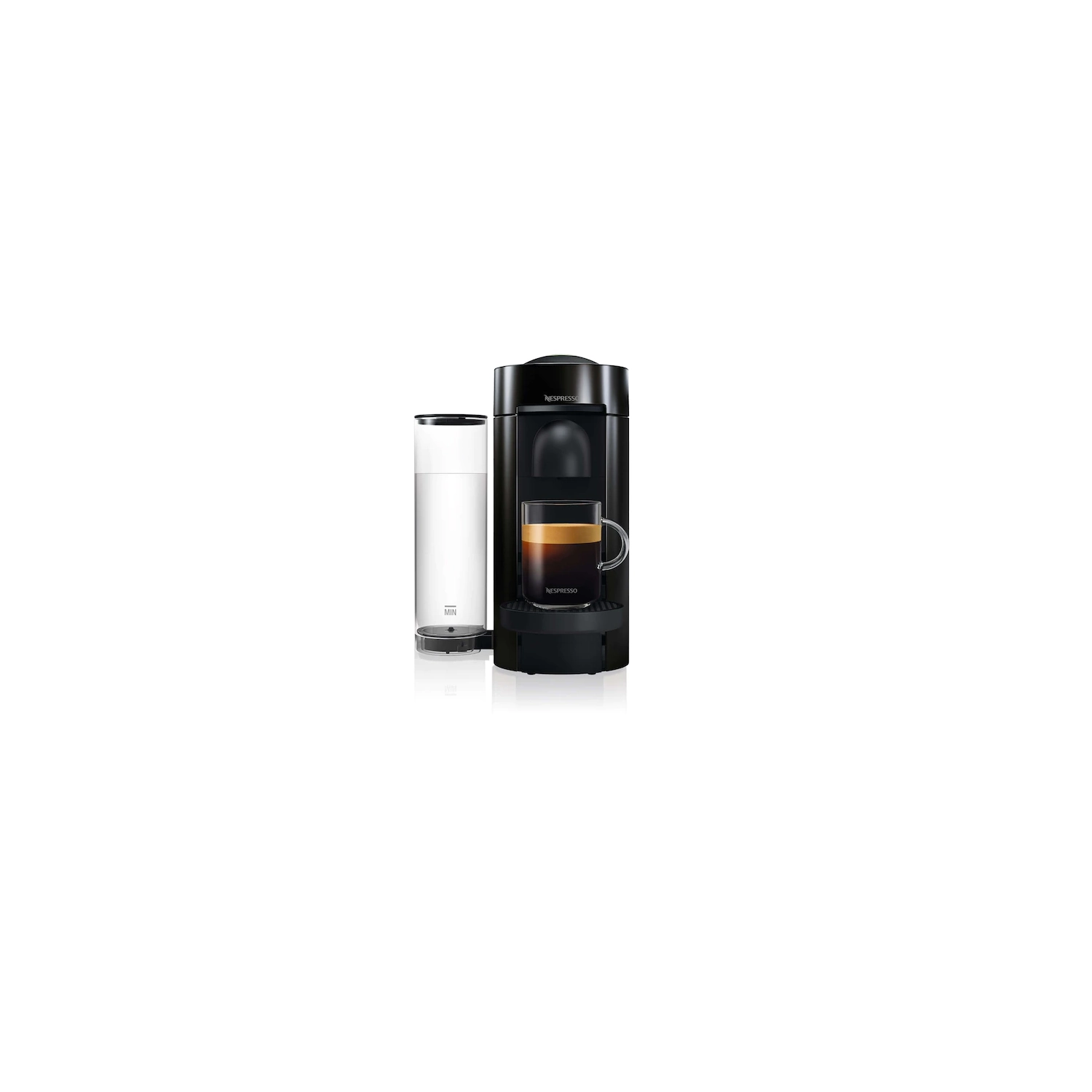 Open Box - Nespresso Vertuo Plus Deluxe Coffee and Espresso Machine by De'Longhi - Ink black