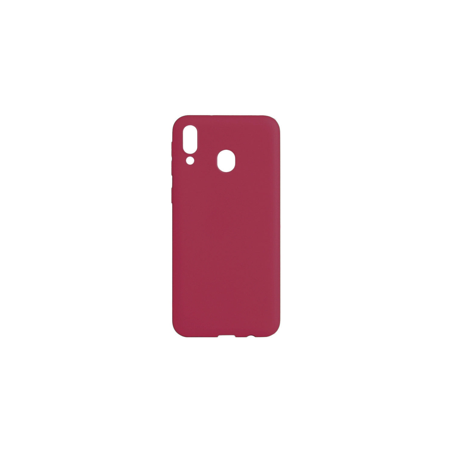 PANDACO Soft Shell Matte Wine Red Case for Samsung Galaxy A20