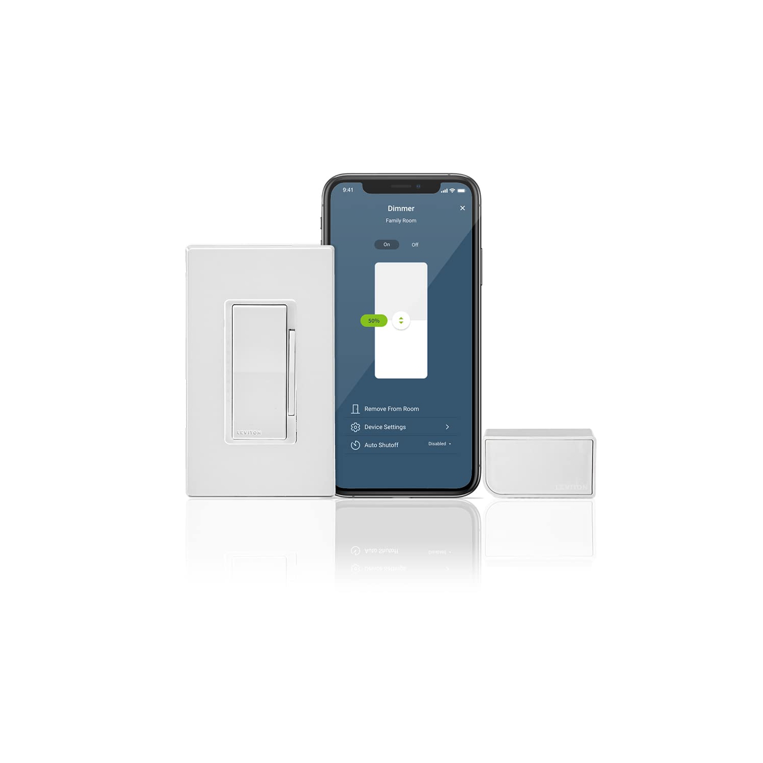 Ensemble avec gradateur intelligent non neutre et pont Wi-Fi de Decora pour les maisons plus anciennes sans fil neutre