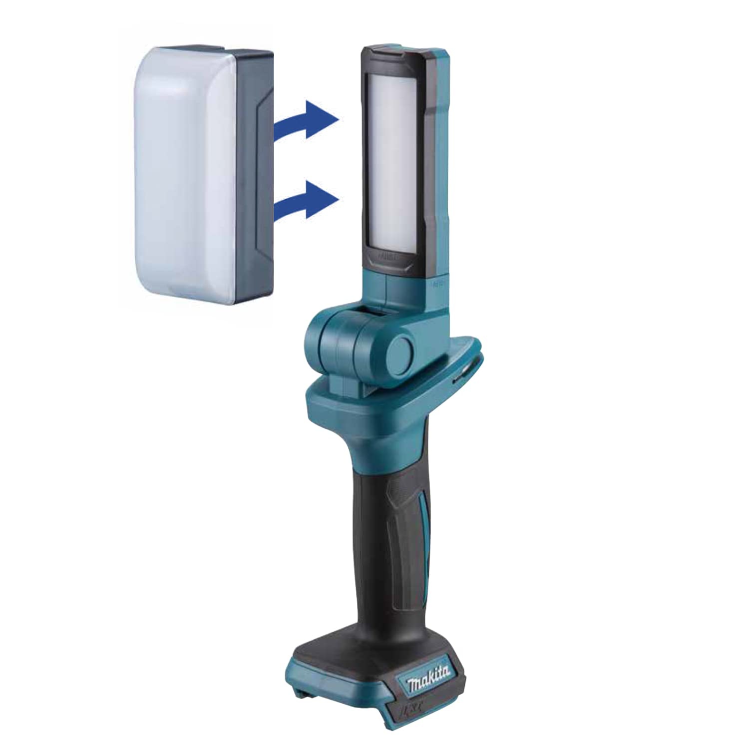 Lampe de travail sans fil DML816X LED 18&nbsp;V LXT de Makita avec abat-jour 500&nbsp;lm