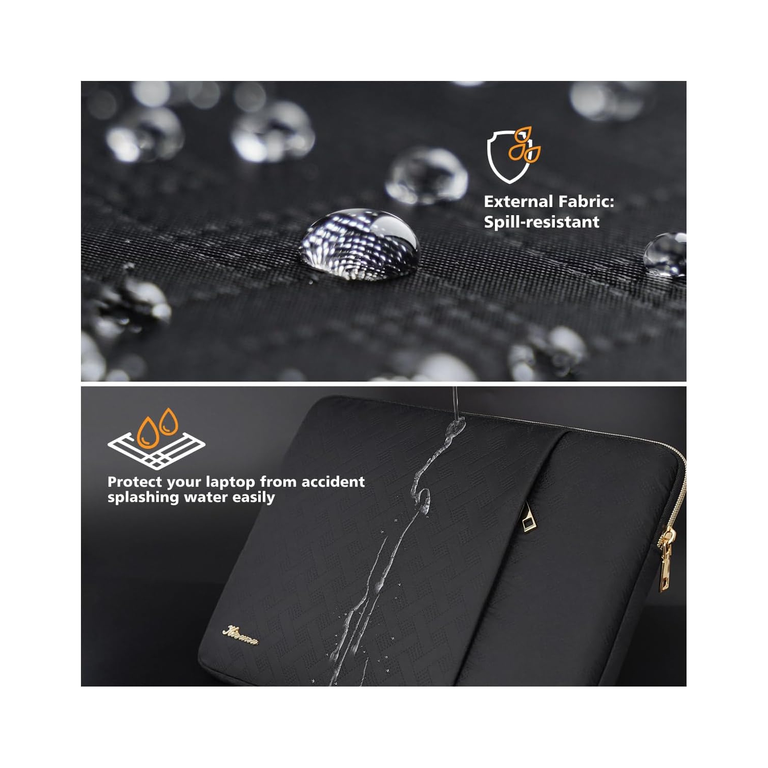 14 inch Laptop Sleeve Case with Accessory Bag for MacBook Air 15 M2 2023/14" Lenovo Flex 14/IdeaPad Flex 5/15.4"