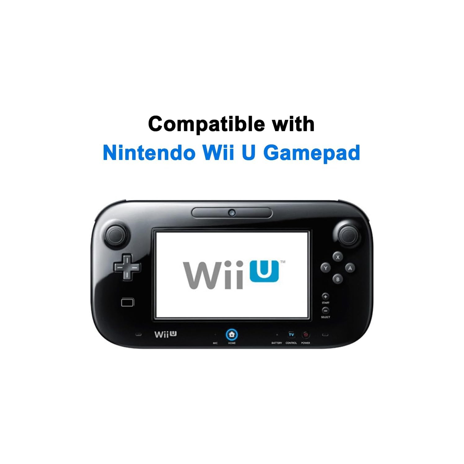 Anti-Shock Hard Box Cover Case Shell Compatible for Nintendo Wii U Gamepad Color Blue