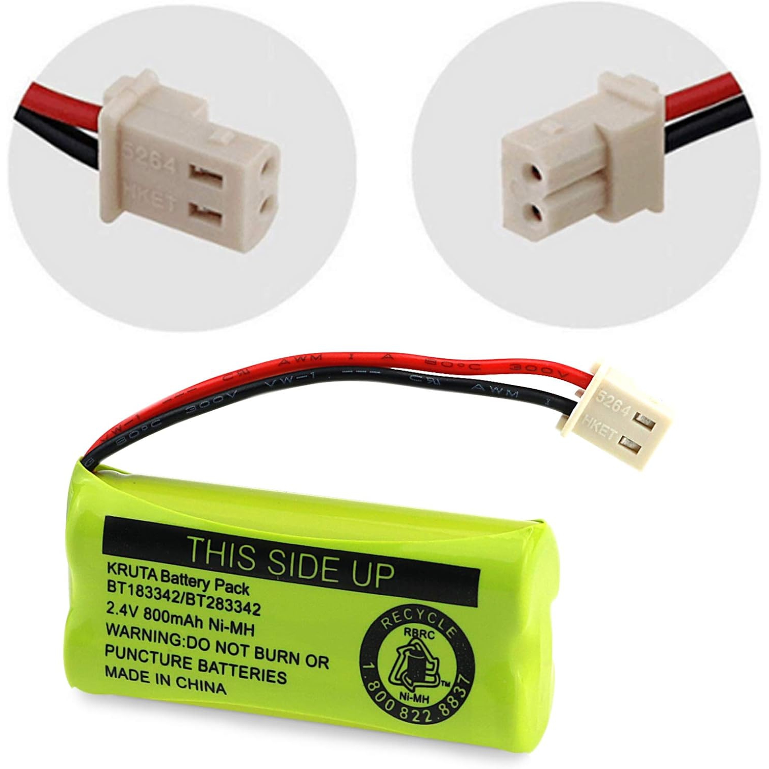 Replacement y BT162342 / BT262342 BT166342/BT266342 BT183342/BT283342 Compatible for Vtech AT&T Cordless