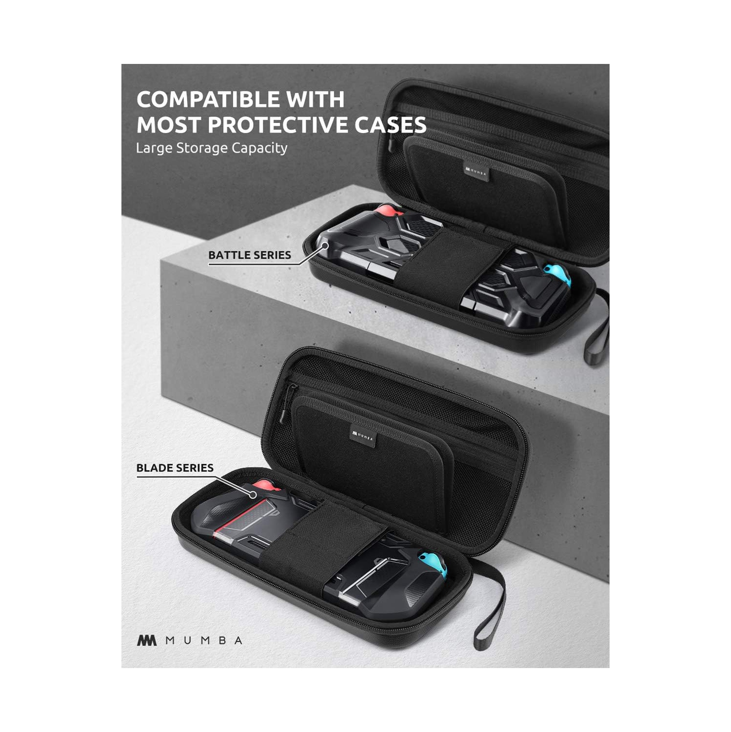 Carrying Case for Nintendo Switch O & Nintendo Switch, [Plus Version] Portable Protective Travel Carry handbag