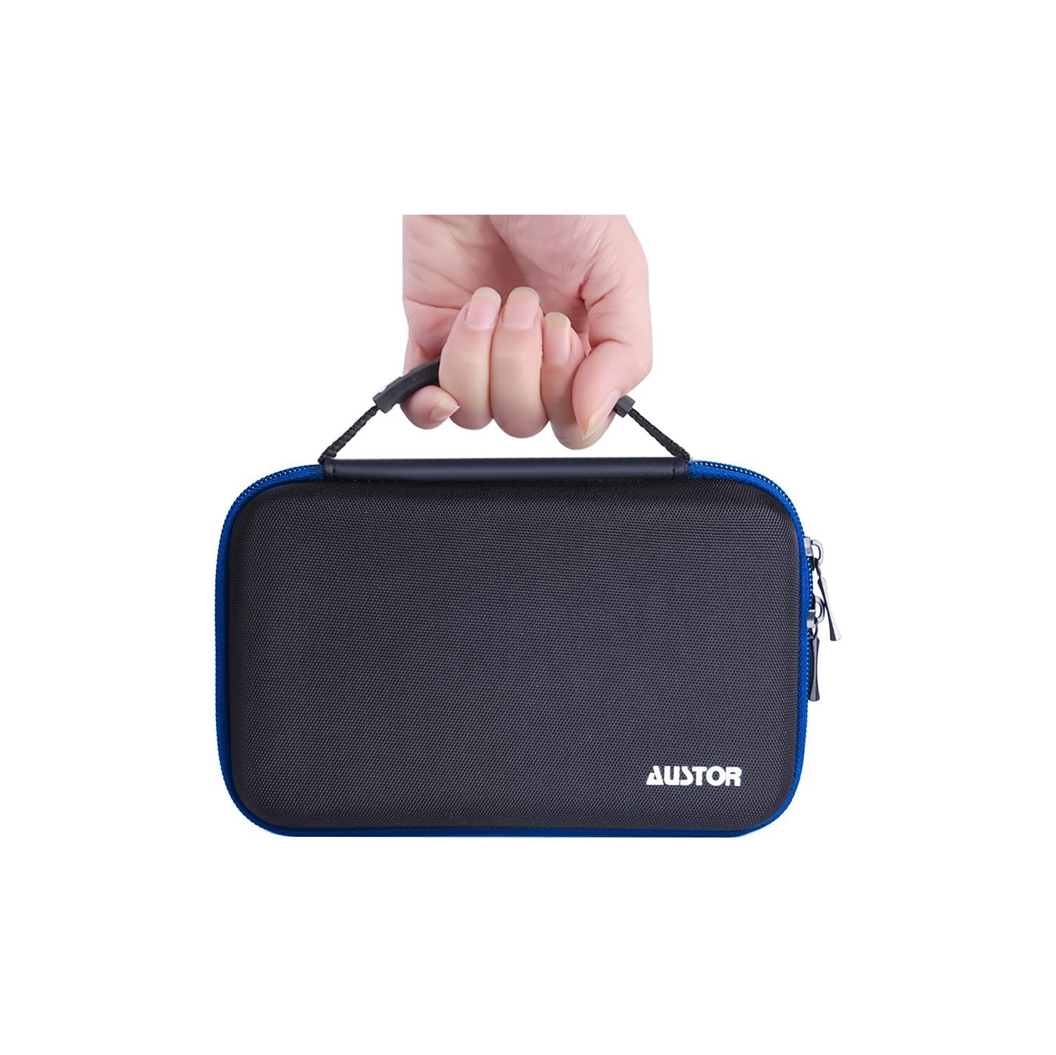 Étui de transport pour New 3DS XL, noir et bleu