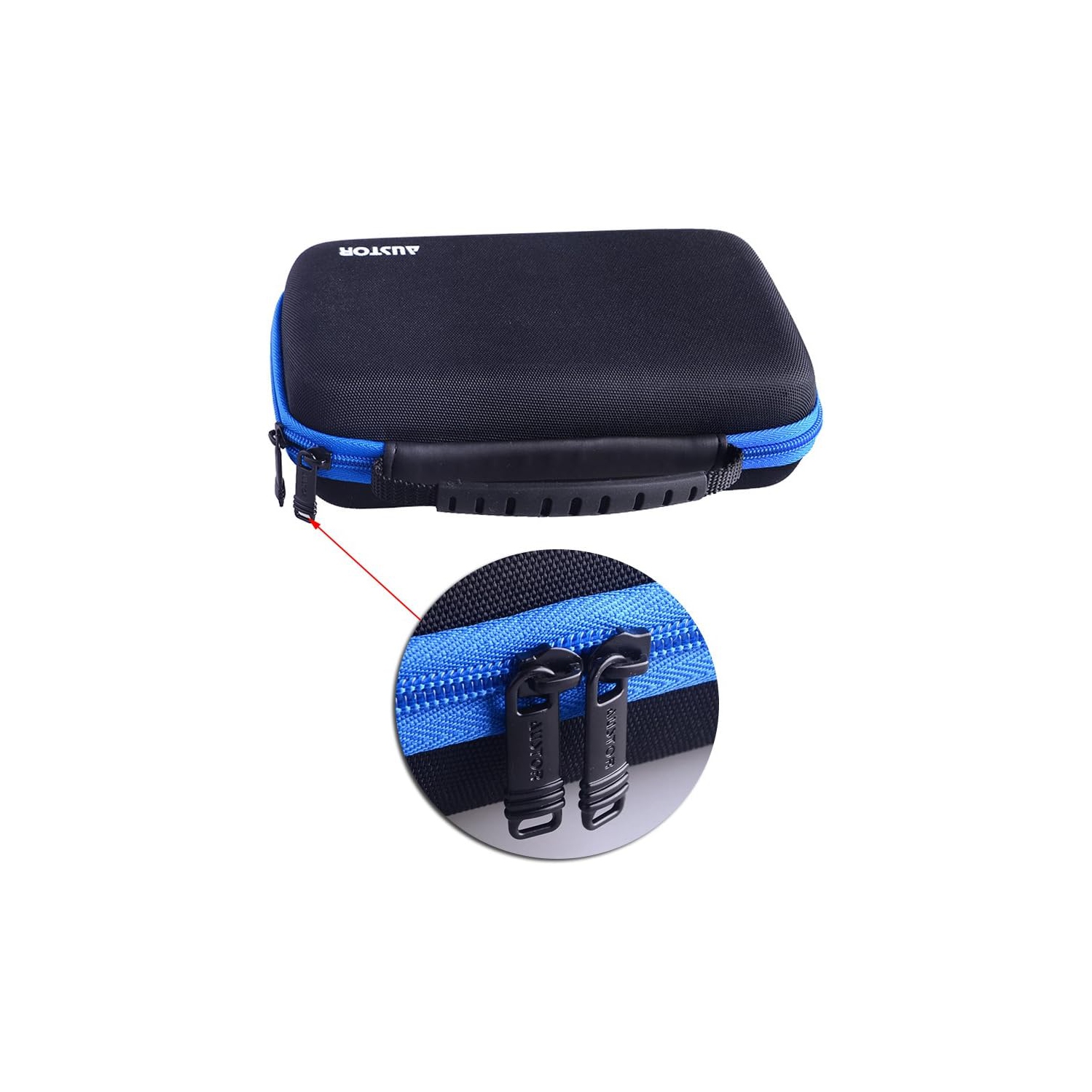 Étui de transport pour New 3DS XL, noir et bleu