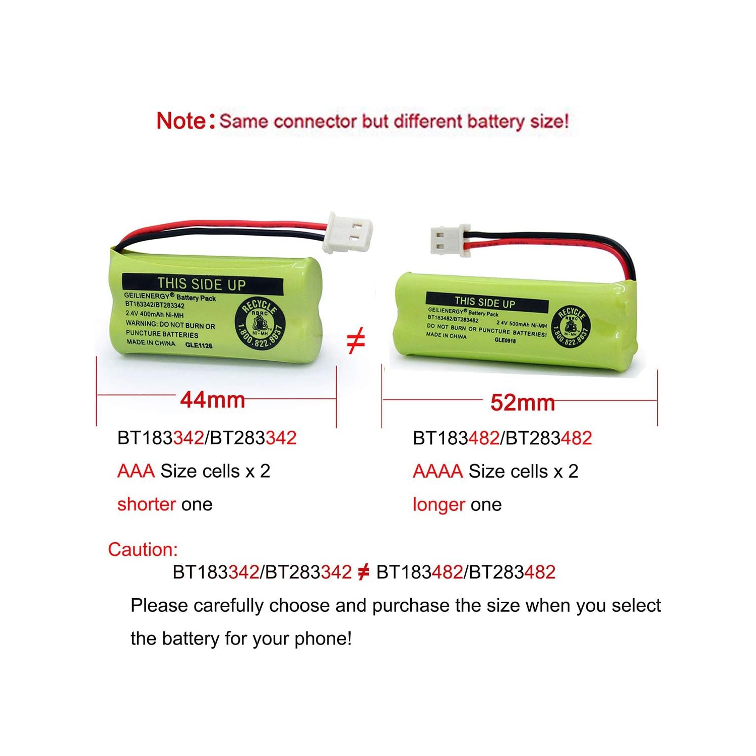 Téléphone de remplacement y BT162342 / BT262342 BT166342/BT266342 BT183342/BT283342 Compatible avec Vtech