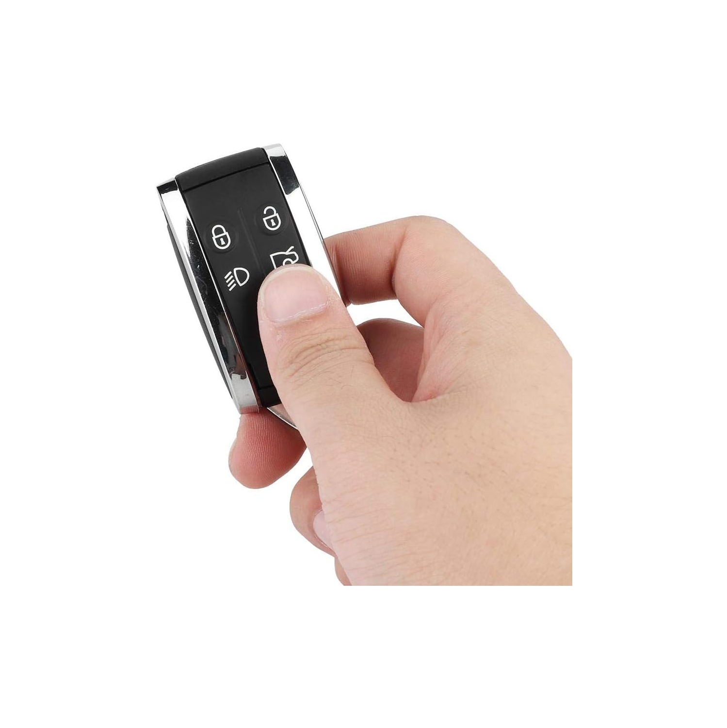 Car Remote Key Fob Shell Case Replacement 5 Buttons Car Remote Key Shell Protective Case Fits for Jaguar XF