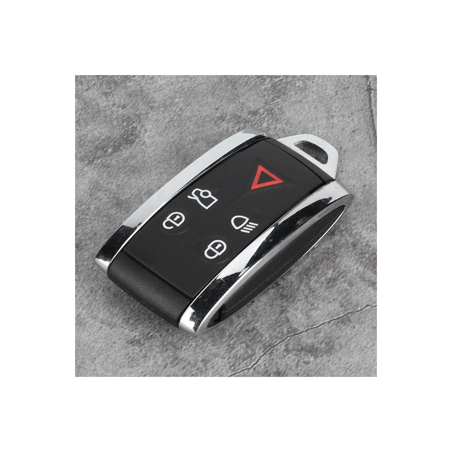 Car Remote Key Fob Shell Case Replacement 5 Buttons Car Remote Key Shell Protective Case Fits for Jaguar XF