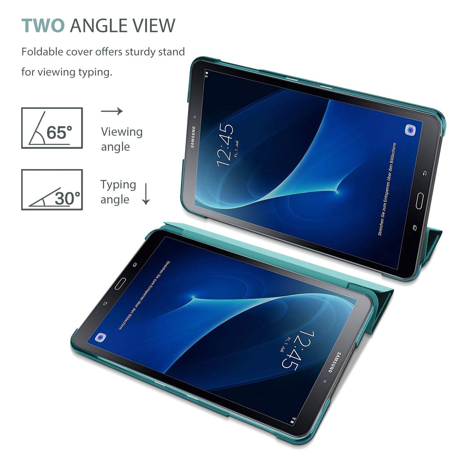 Étui mince pour Galaxy Tab A 10,1 2016 SM-T580 T585 T587, étui-support intelligent léger pour ancien modèle