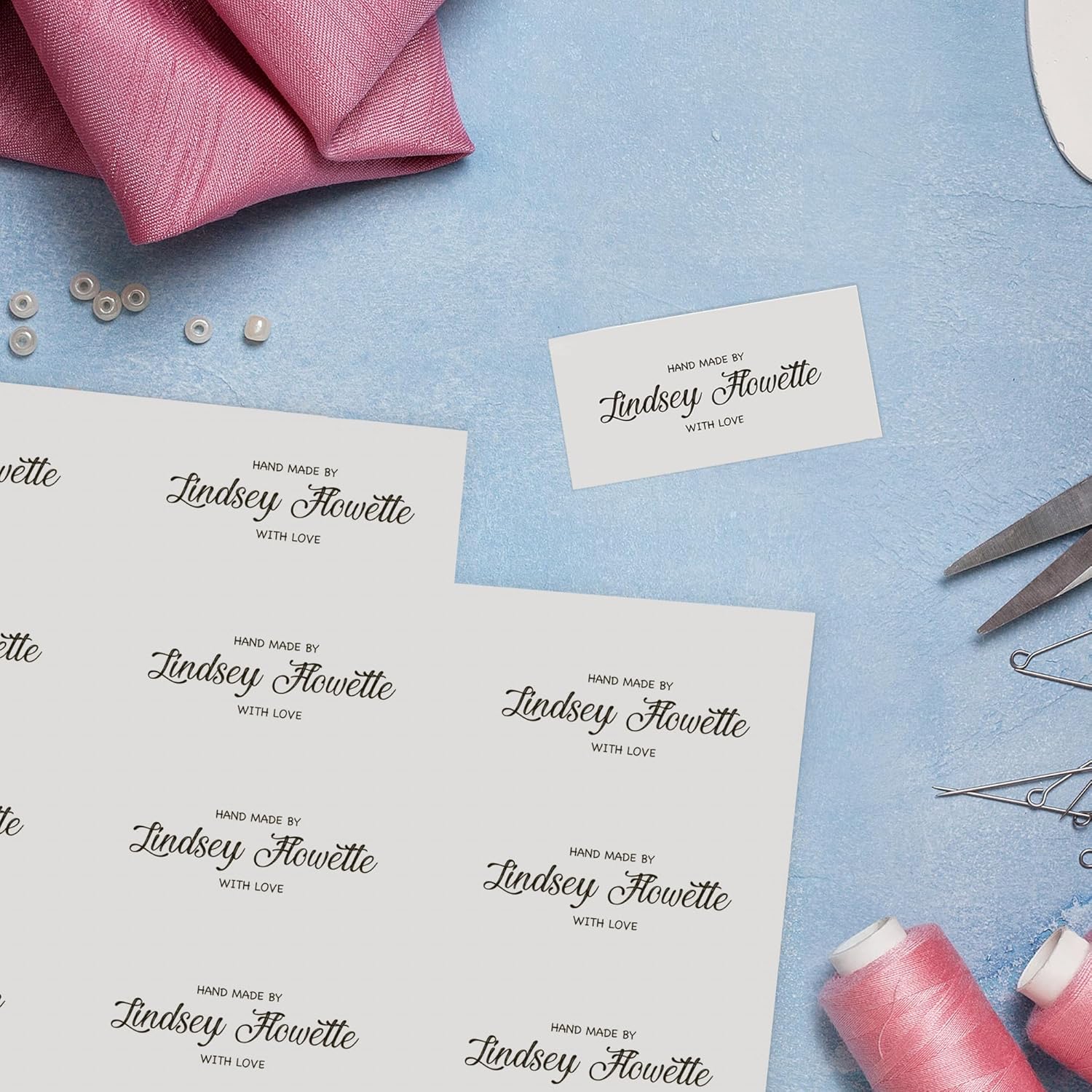 Tissu imprimable pour imprimantes à jet d'encre, 8,5 x 11&nbsp;po, paquet de 5