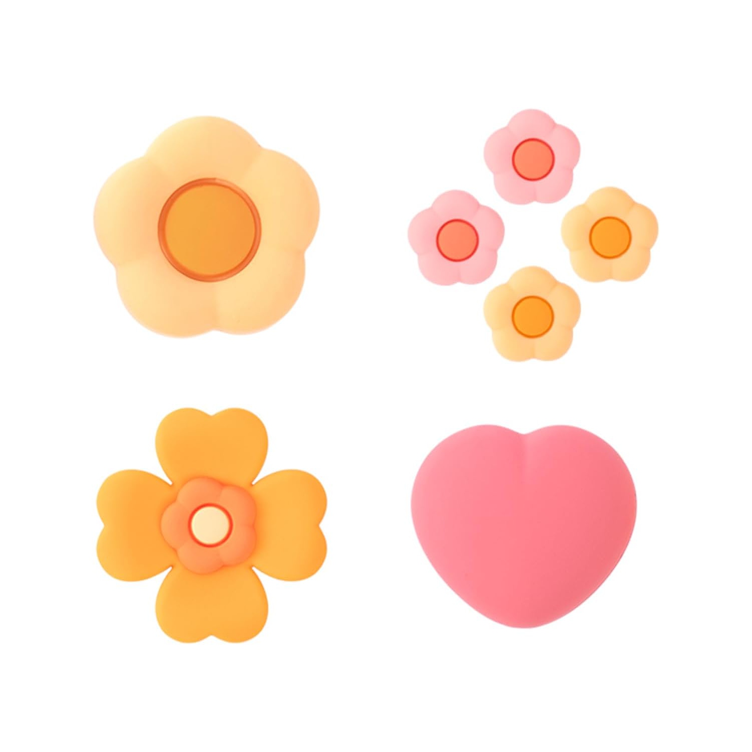 Joli capuchons de boutons Cross D-Pad, ensemble de capuchons antidérapants en silicone, capuchons de couvercle de manche à balai ABXY