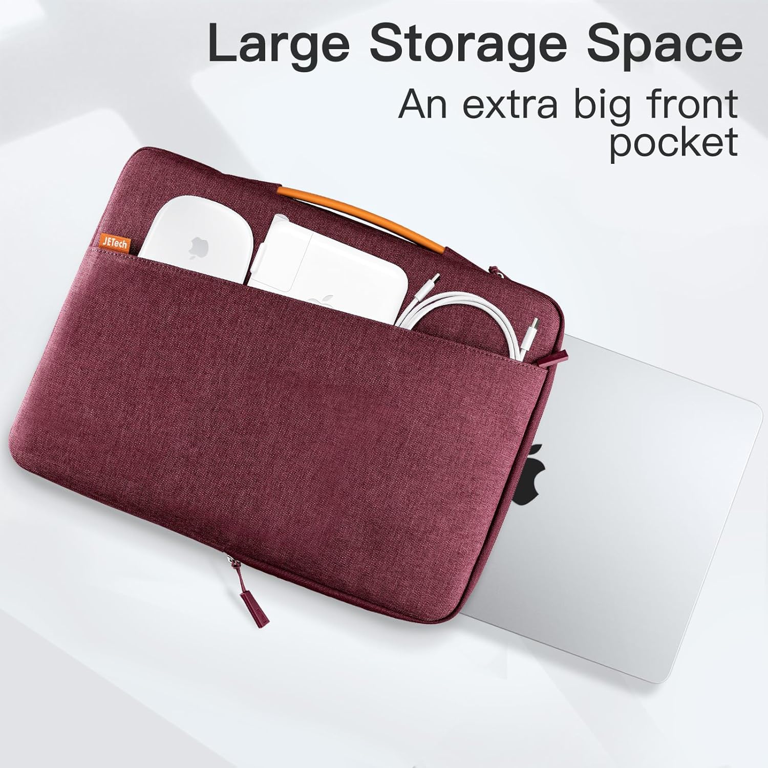 Laptop Sleeve for 13.3-Inch MacBook Air/Pro, 14-Inch MacBook Pro 2021 M1, 13-13.6 Inch Notebook, Waterproof