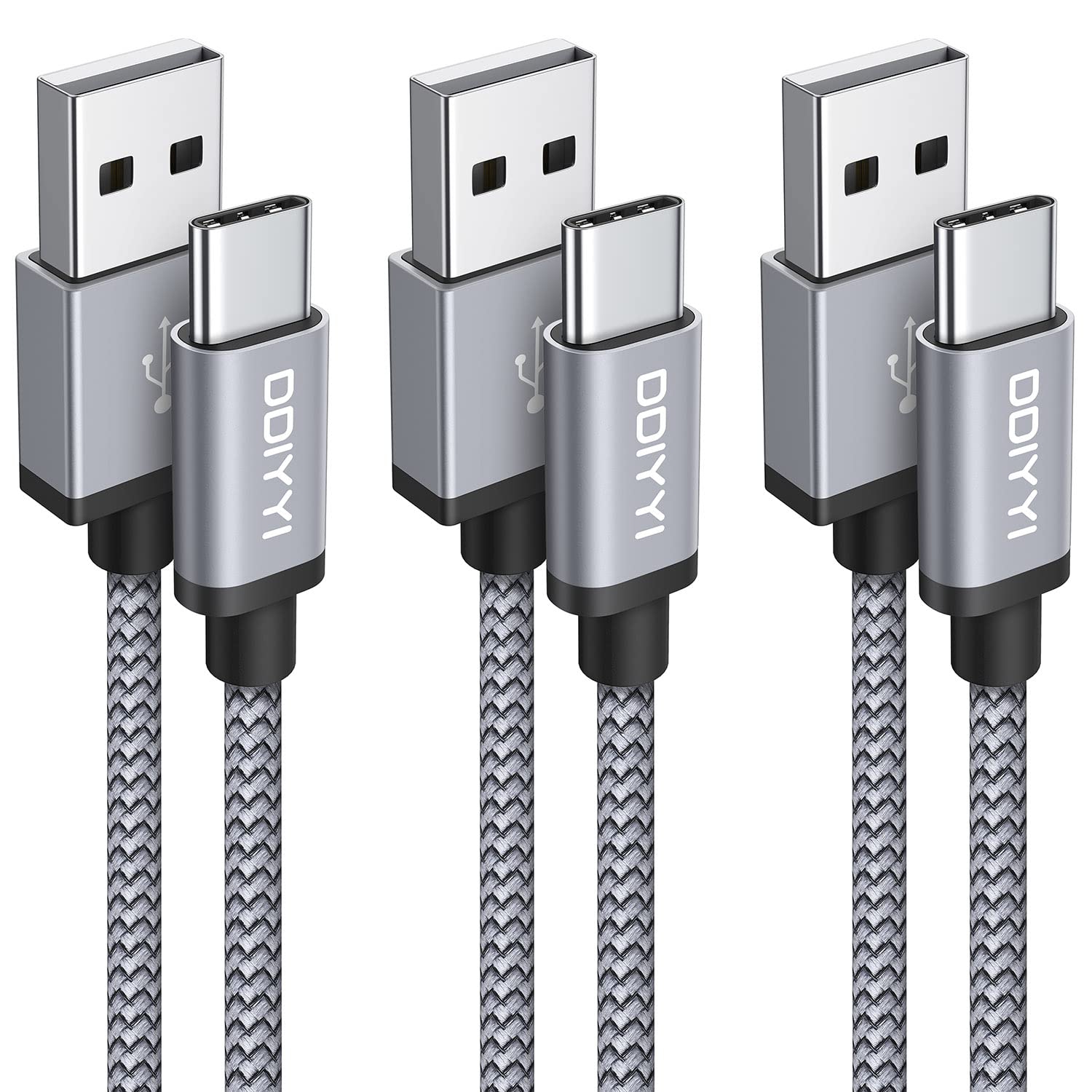 Braided USB-C to USB-C Cable (1M/3.3ft) for iPhone 15, iPhone 15 Pro, iPhone 15 Pro Max, iPhone 15 Plus, Galaxy S23, S22, Note10, Note9, Pixel 7, Pixel 6, iPad Pro, & More