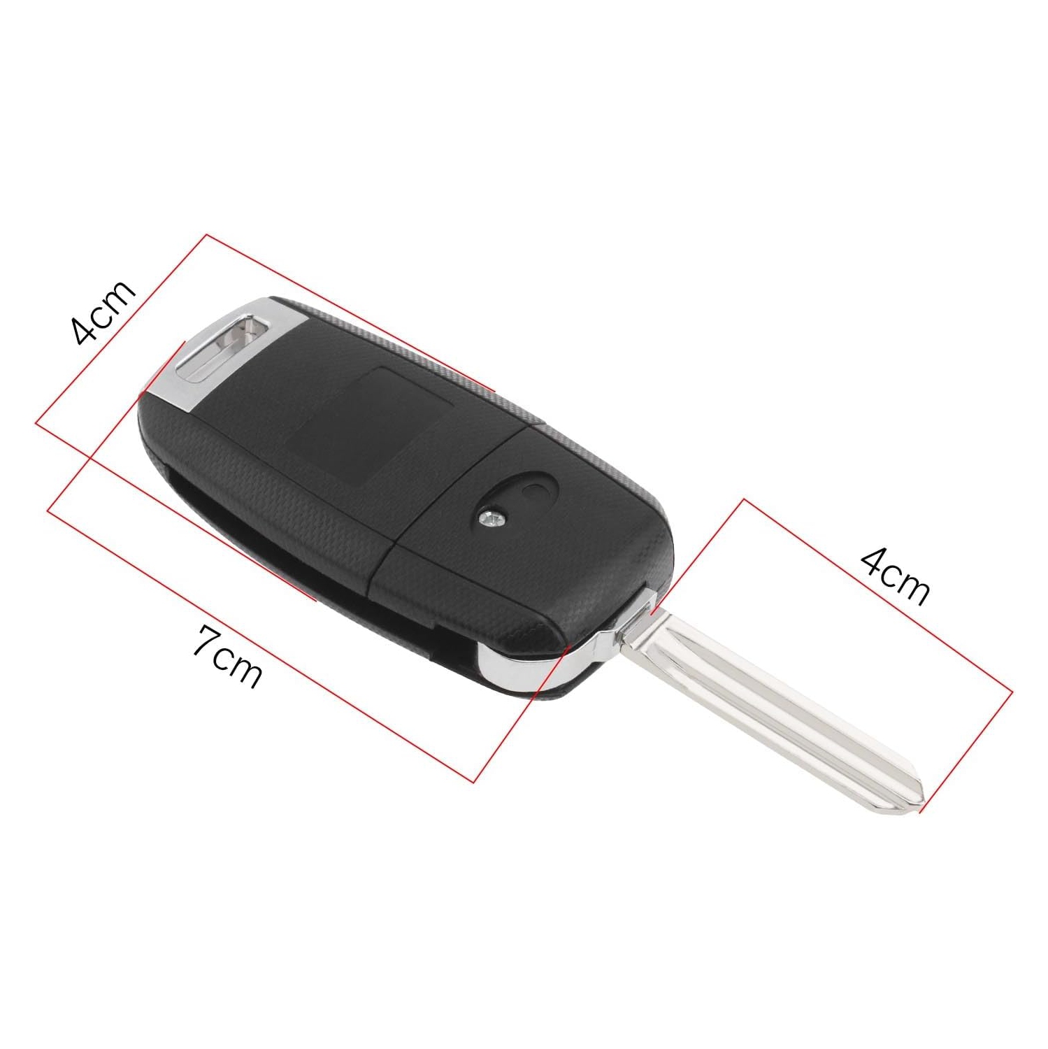 Folding Replacement Key Fob Cover Case Compatible with Kia Compatible with Sorento Keyless Entry Remote Control
