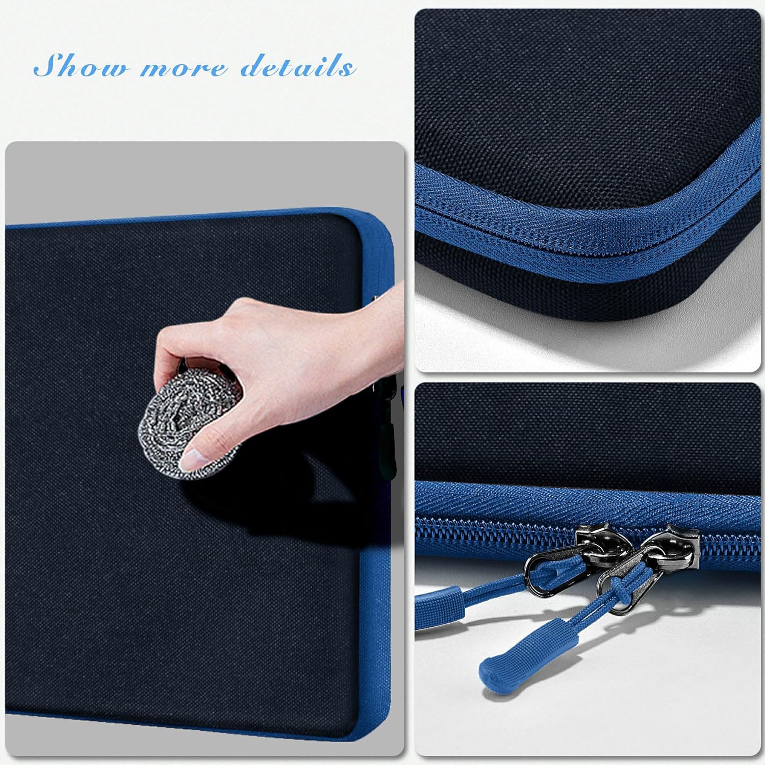 Laptop Case 13.3 Inch Sleeve Recyc Water Resistant Cover for MacBook Pro 14" M3 M2 M1 Chip Pro Max 2024-2021