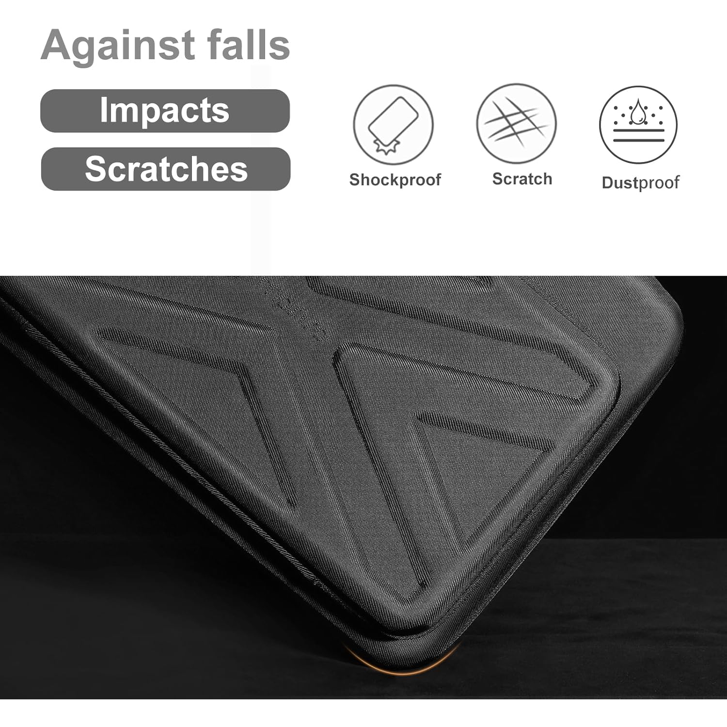 Hard Shell Laptop Sleeve Compatible with MacBook Pro 16 inch 2024-2019 M3 M2 M1/Pro Retina 15 A1398, 15-15.6