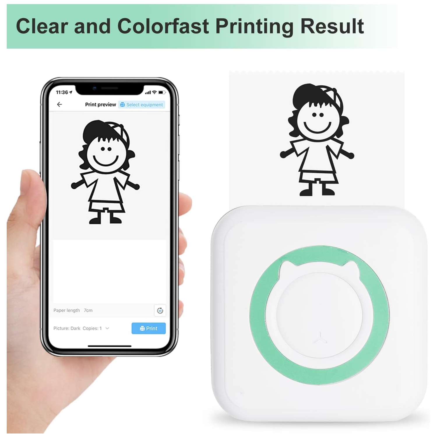 Adhésif thermique 57 x 25 pour mini imprimante thermique, caisse enregistreuse, reçu de caisse, impression sans encre noire