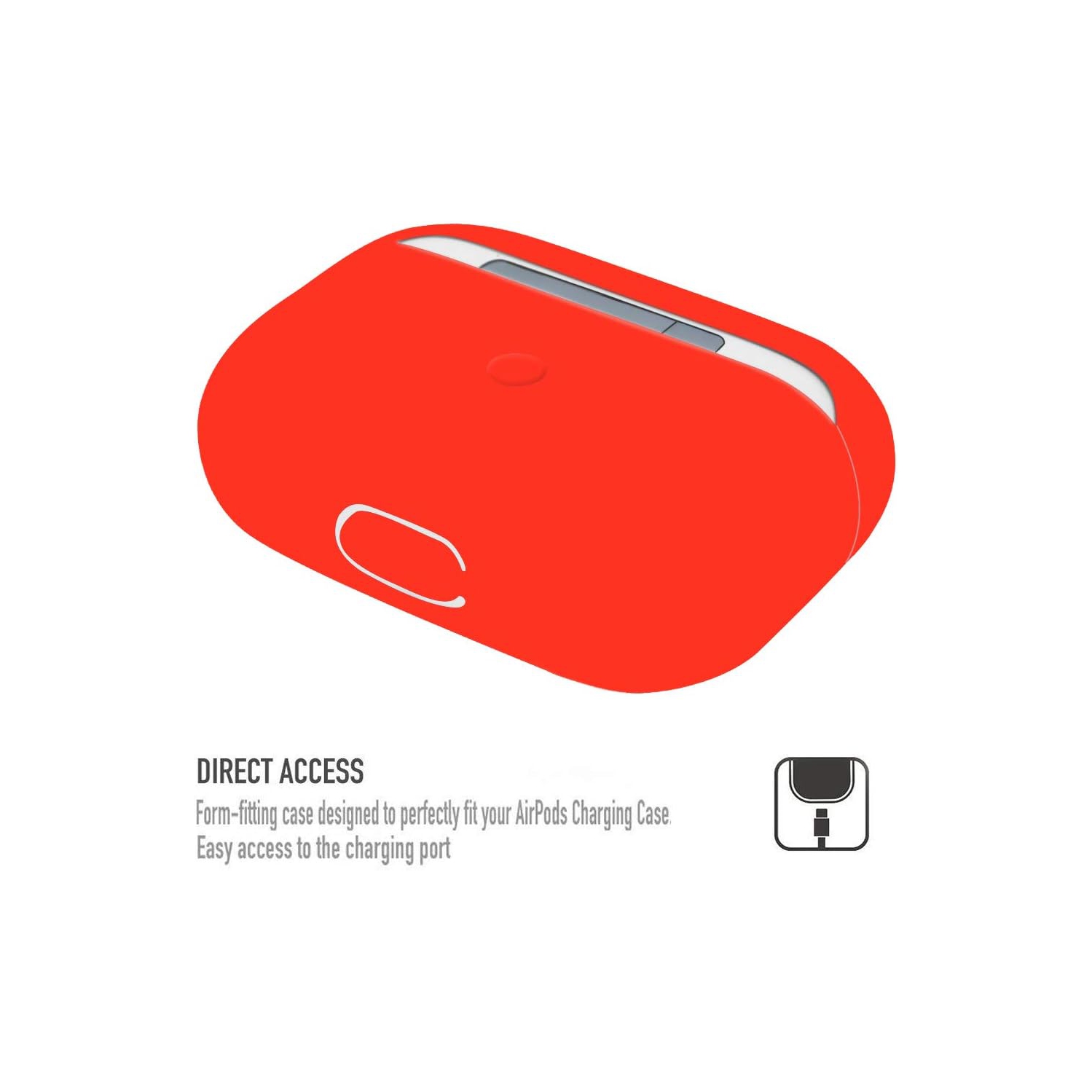 Airpods Pro Case, Protective Ultra-Thin Soft Silicone Shockproof Non-Slip Protection Accessories Cover Case