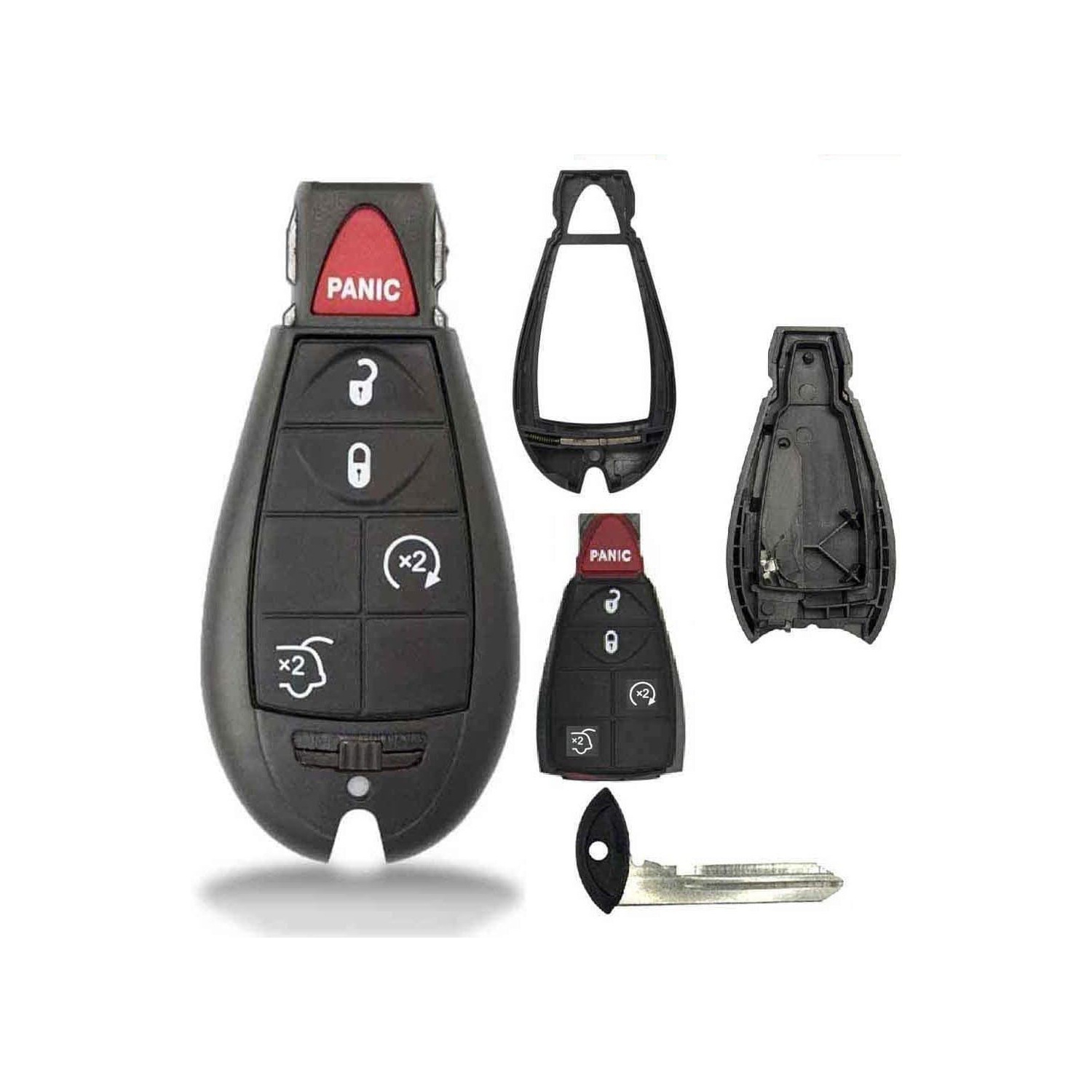 © 1 New Replacement Keyless Entry 5 Buttons Remote Start Car Key Fob Remote M3N5WY783X IYZ-C01C