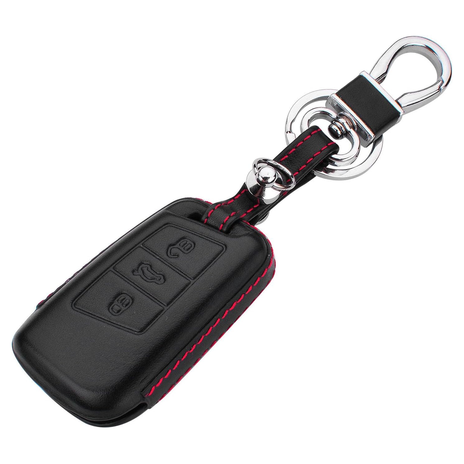 Housse pour porte-clés en cuir véritable pour Volkswagen Arteon Atlas Golf Alltrack Jetta GLI Pat Taos SEL