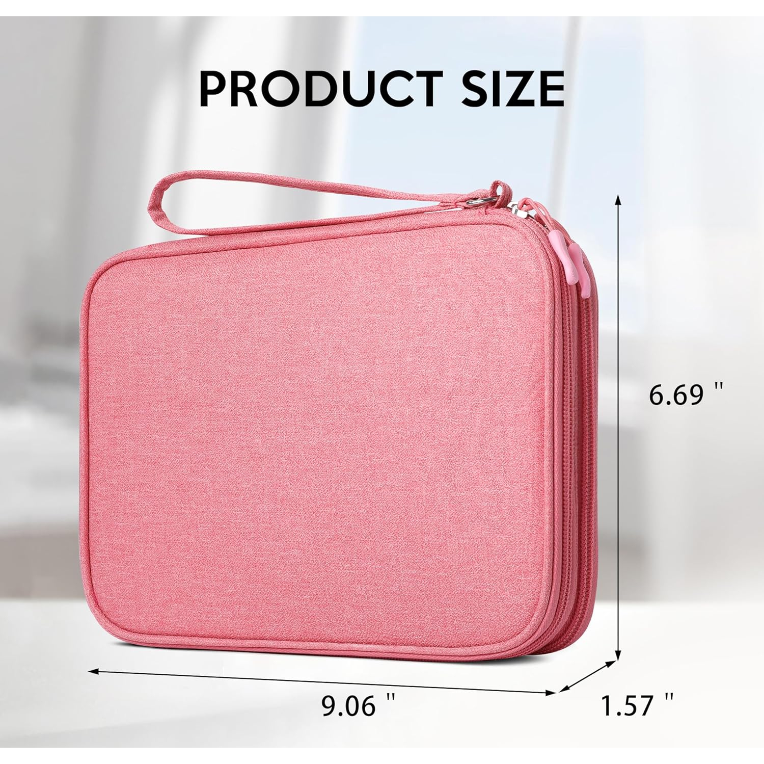 Travel Electronic Organizer Double Layer Cable Organizer Bag Portable Storage Case for Cable Cord,Phone,Charger,Power