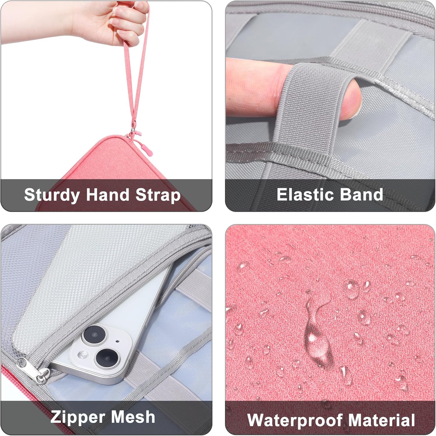 Travel Electronic Organizer Double Layer Cable Organizer Bag Portable Storage Case for Cable Cord,Phone,Charger,Power