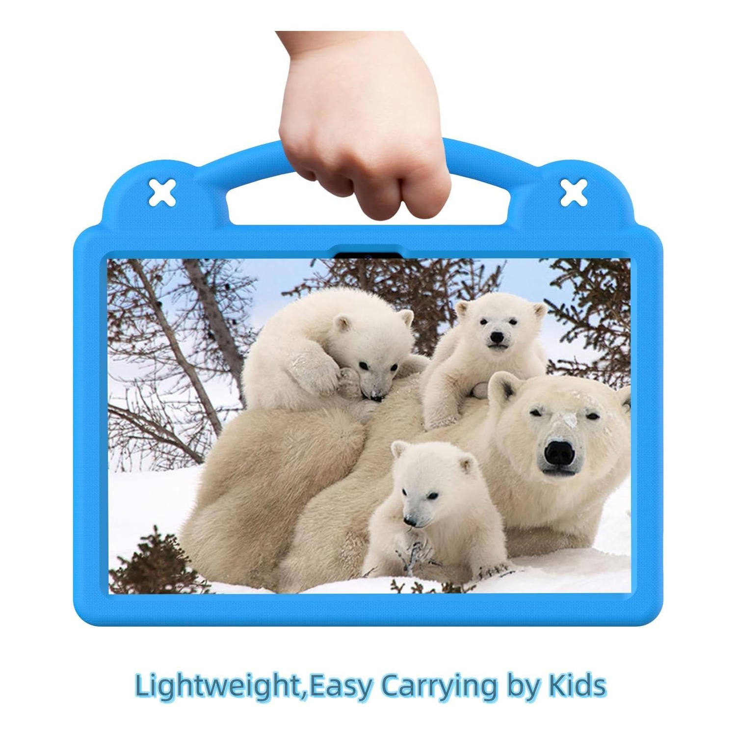 Kids Tablet Case for Lenovo tab M11/Redmi Pad SE 11 inch, Built-in Kickstand and Handle Shockproof Cute Cover