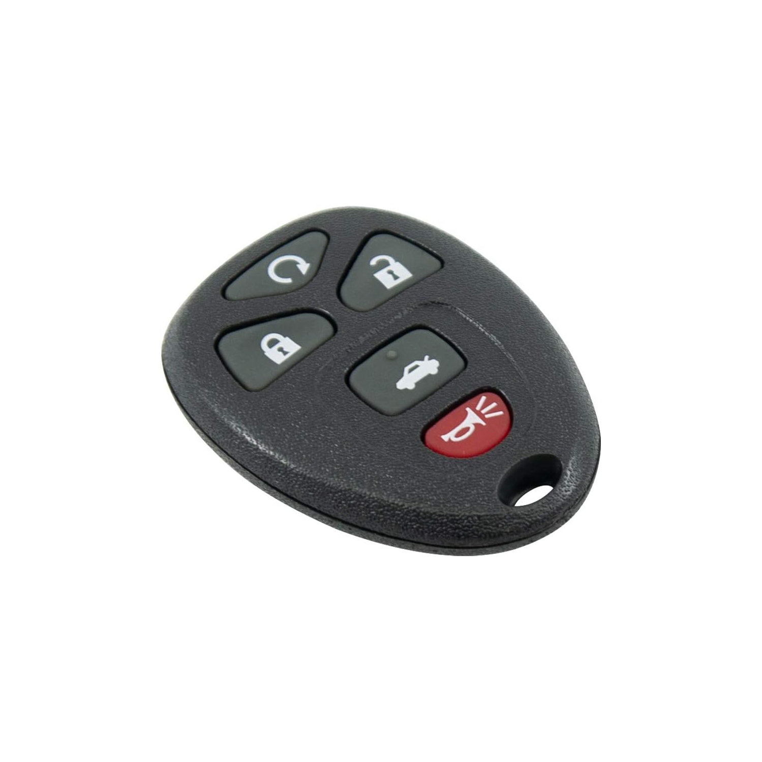 New Keyless Entry 5 Button Remote Start Car Key Fob for Select GM Chevrolet Buick Pontiac and Saturn