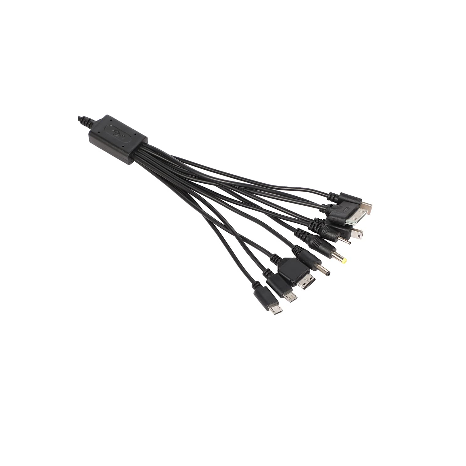 10 in 1 Universal Multifunction Cable Fit USB Charger Cell Mobile Phone Mp4 Zaf Black