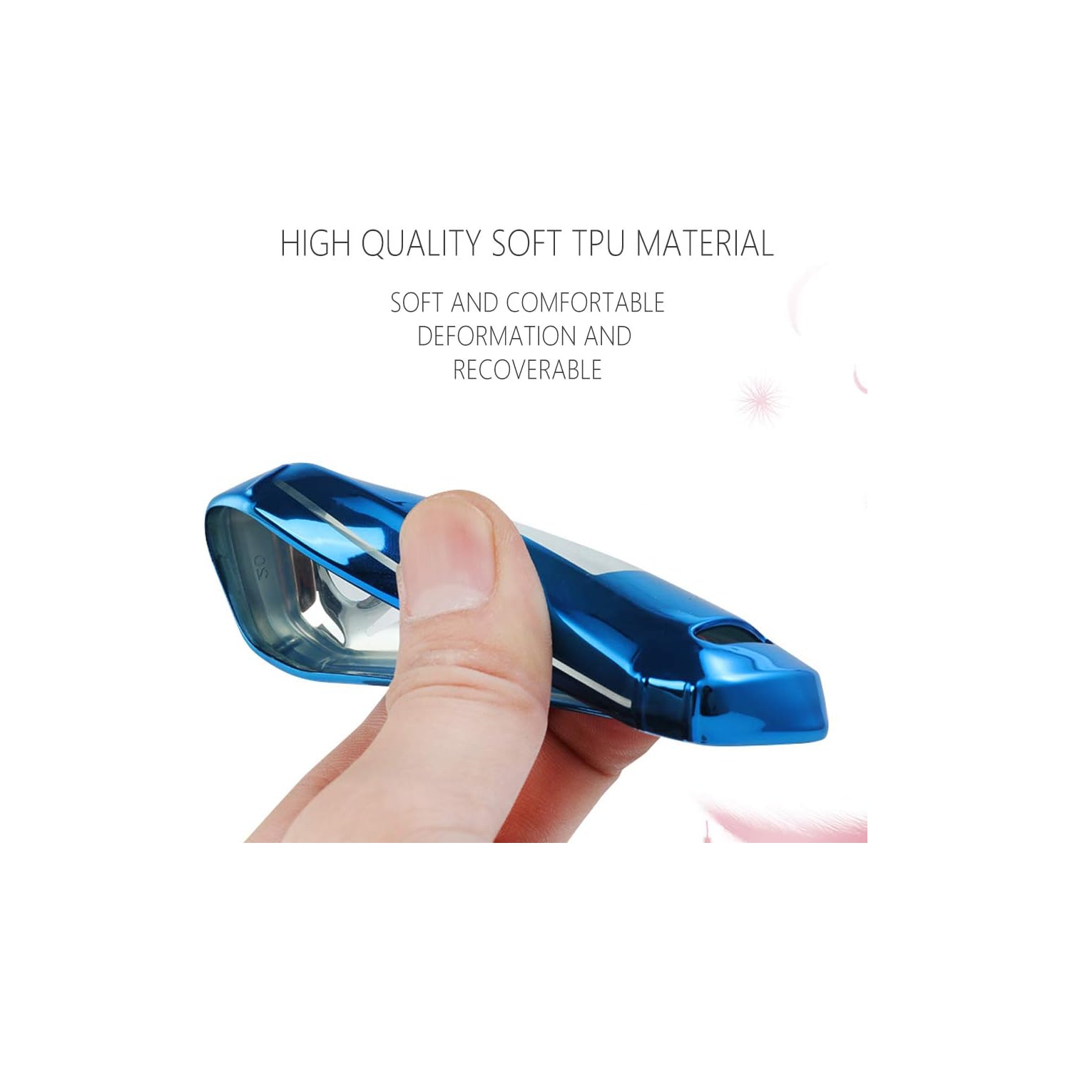 MAZDA Key Fob Cover with Keychain, Fit for 2/3/5/6/8 CX3 CX5 CX7 CX9 MX5