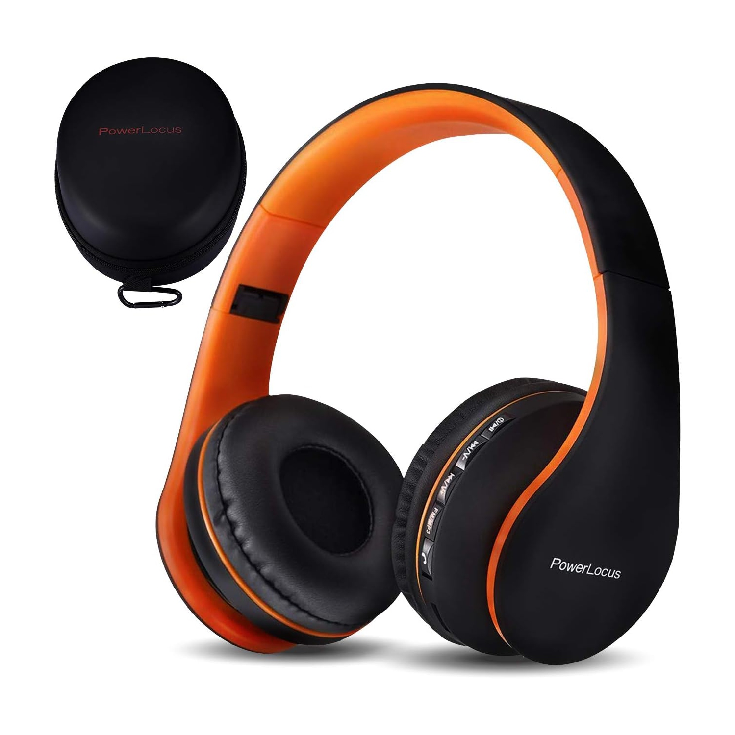 Bluetooth Over-Ear Stereo Foldable Headphones, Wired s Rechargeable with Built-in rophone