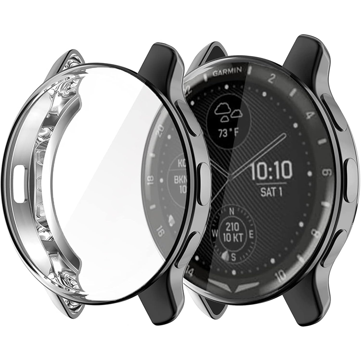 Compatible for Garmin D2 Air Case, All-Around Protective TPU Cover Screen Protector Case Cover