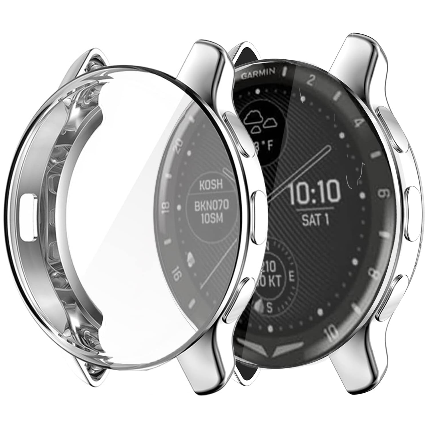 Compatible for Garmin D2 Air Case, All-Around Protective TPU Cover Screen Protector Case Cover