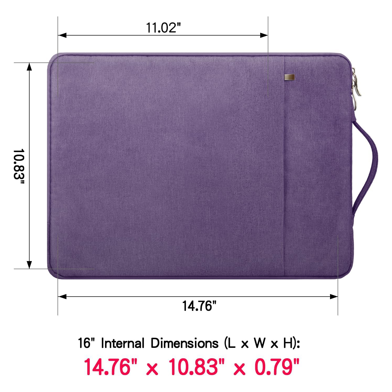 RAINYEAR 16 Inch Laptop Sleeve Case Specially Compatible with 2022 2021 16" MacBook Pro A2141 A2485 M1,Handbag