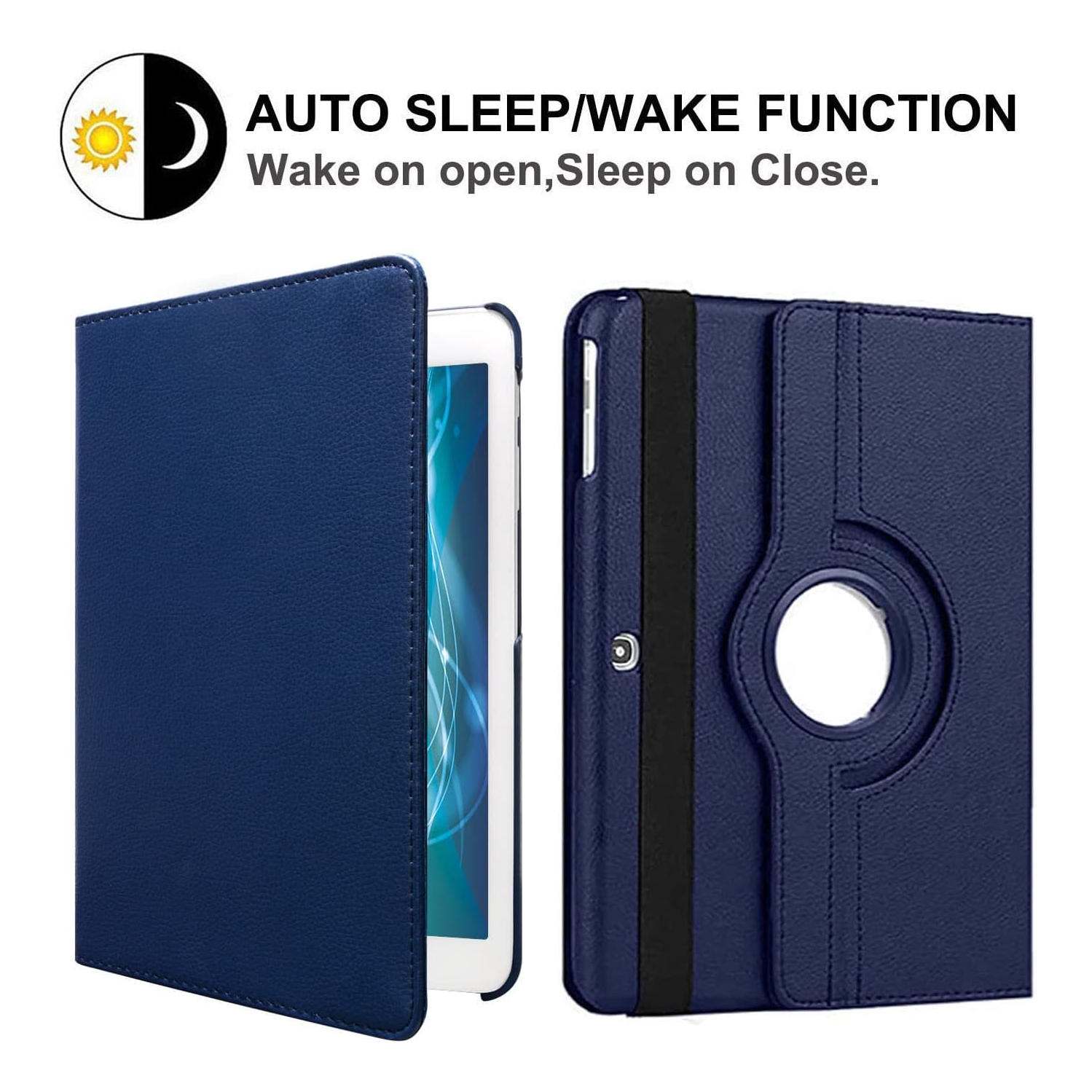 Case for Samsung Galaxy Tab 4 10.1 inch - 360 Degree Rotating Stand Case Full Protective