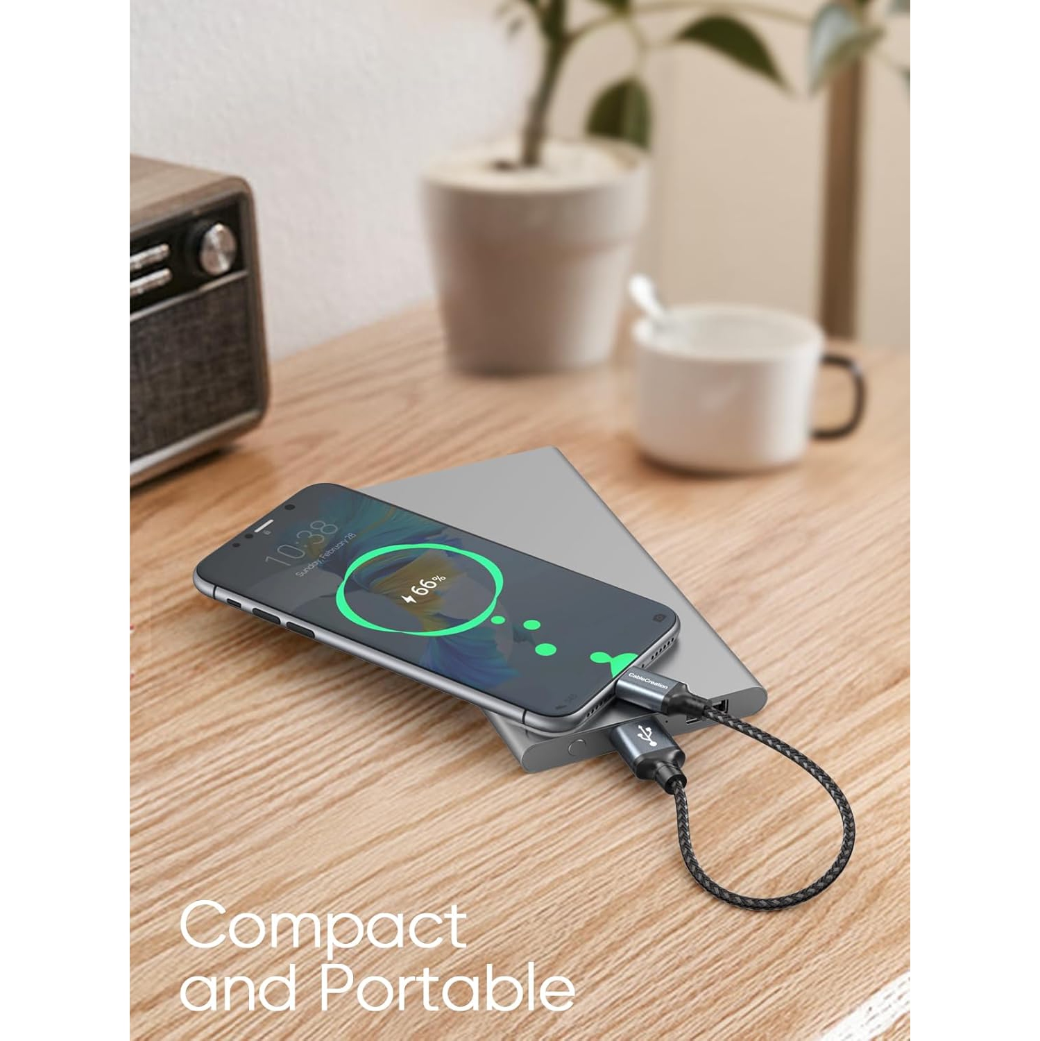 USB to USB C Cable 1.6 Feet, USB Male to USB C Male Cable 3A Fast Charging Cable, USB A to USB C Cable