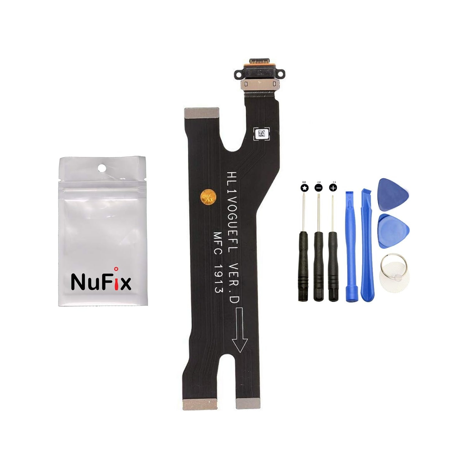 Replacement for Huawei P30 Pro Charging Port Flex Connector Board Module PCB Part Dock Connector USB Cable