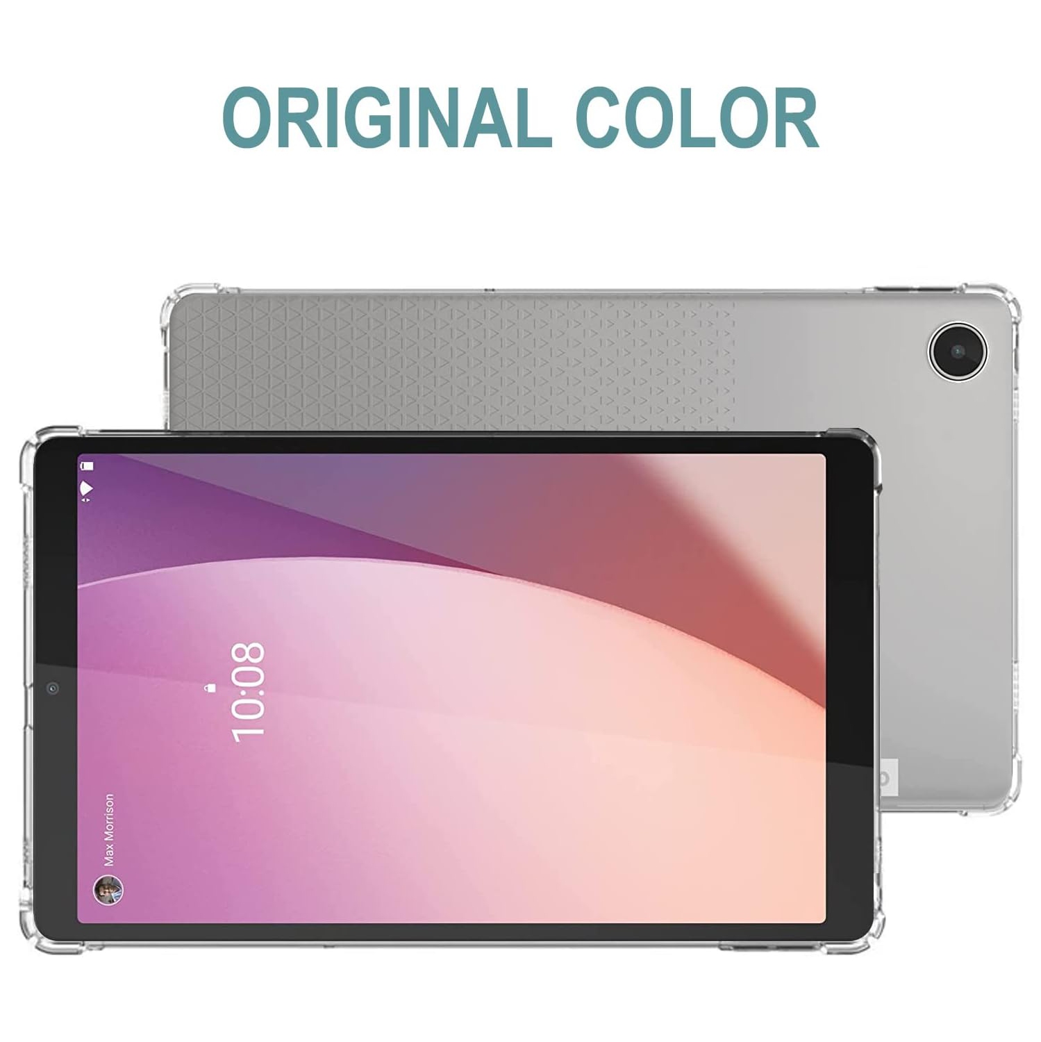 Tablet Case Compatible with Lenovo Tab M8 Gen 4 2023 8.0inch, Flexible TPU Ultra Slim Reinforced Corners Clear