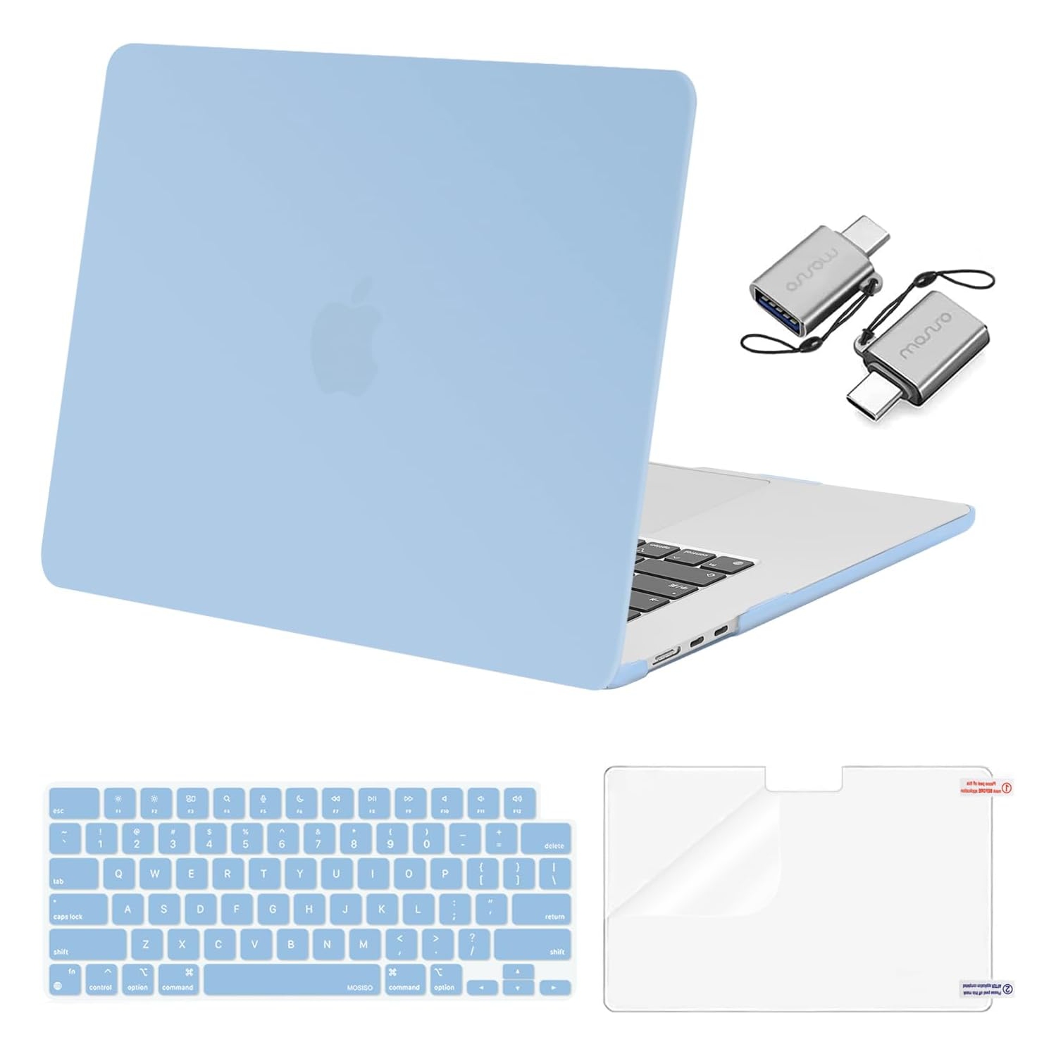 Compatible avec l'étui pour MacBook Air 15&nbsp;po, version 2023 2024 M3 A3114 M2 A2941, Touch ID, écran Retina liquide