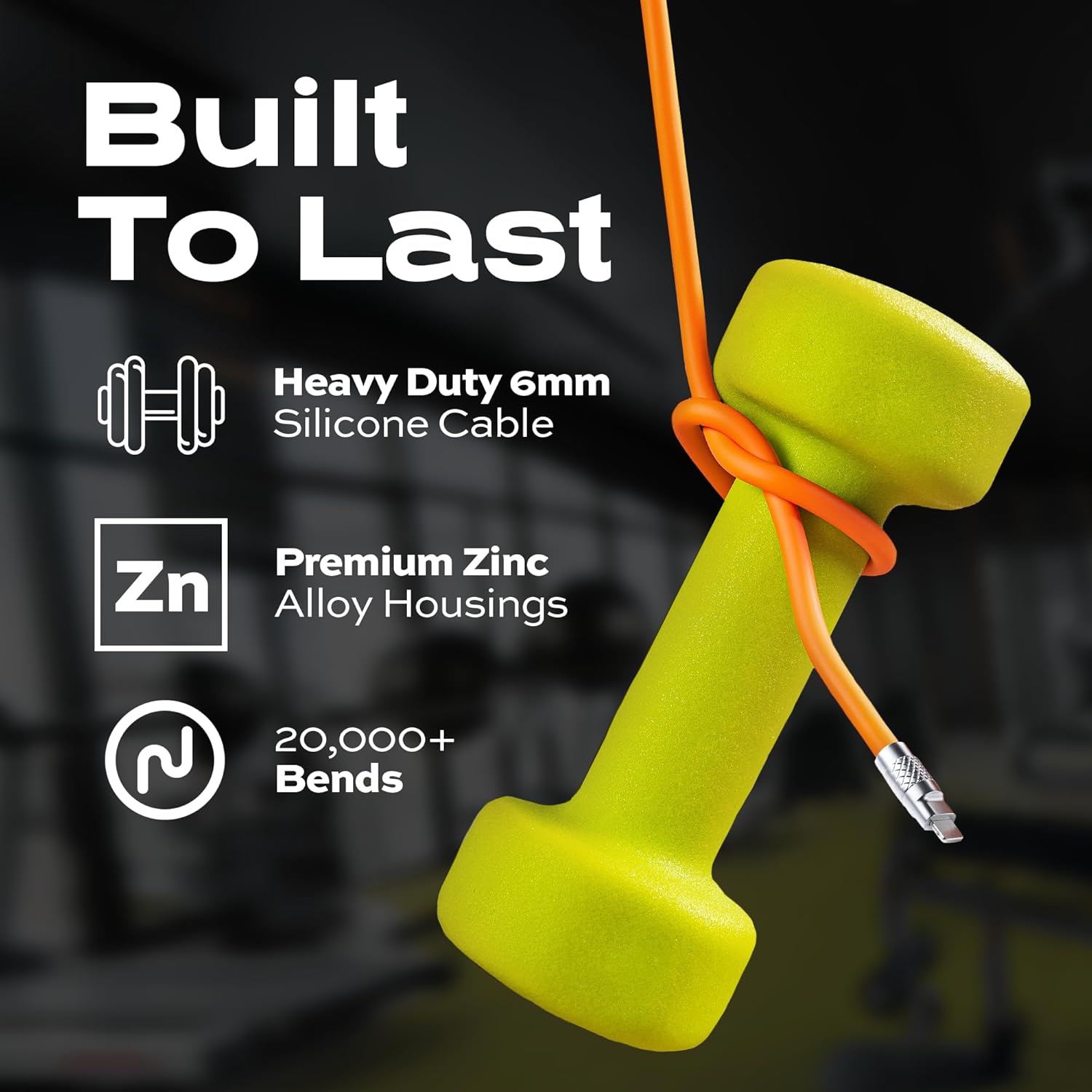 TsumoCharge USB C Cable to i-Product 27W Fast Charging Cable - Heavy-Duty Unbreakable Silicone, Supports Data