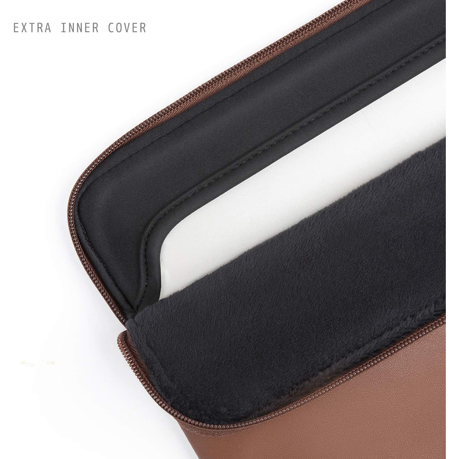 Housse protectrice mince pour portable de 13 à 13,3 po compatible avec MacBook Pro et MacBook Air de 13 po, sac en cuir PU