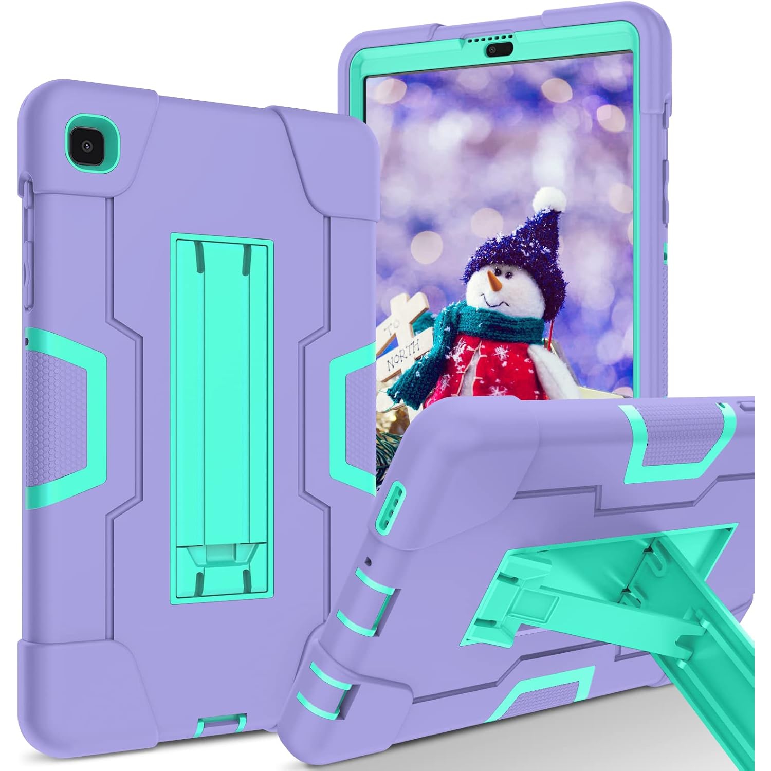 Étui pour Samsung Galaxy Tab A7 Lite 8.7&nbsp;po 2021 SM-T225 T220 Étui robuste 3 en 1 antichoc