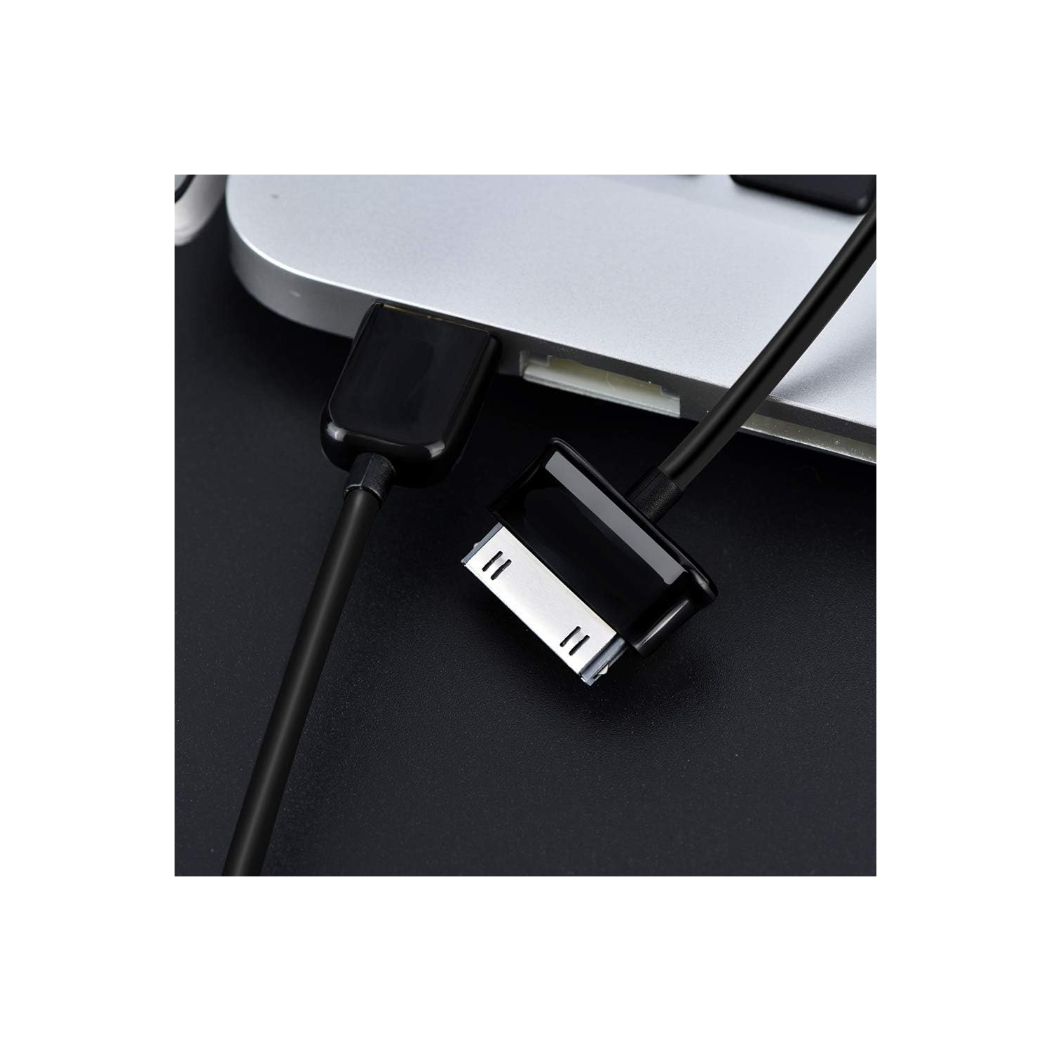 USB Cable Data Cable, 1M USB Data Cable Applicable for Samsung Galaxy Tab 2 10.1 P5100 P7500 7.0 Plus T859 Black