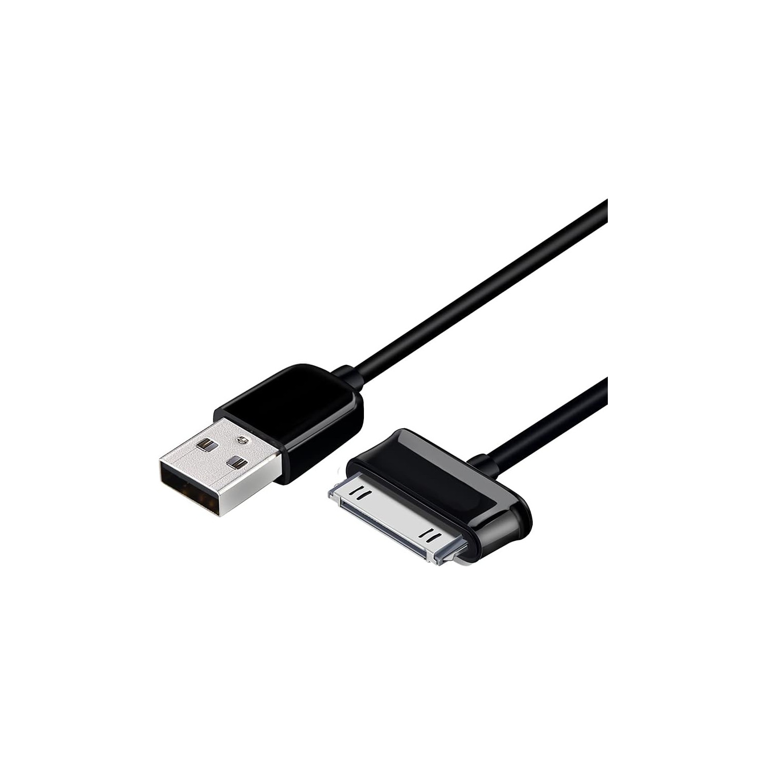 USB Cable Data Cable, 1M USB Data Cable Applicable for Samsung Galaxy Tab 2 10.1 P5100 P7500 7.0 Plus T859 Black