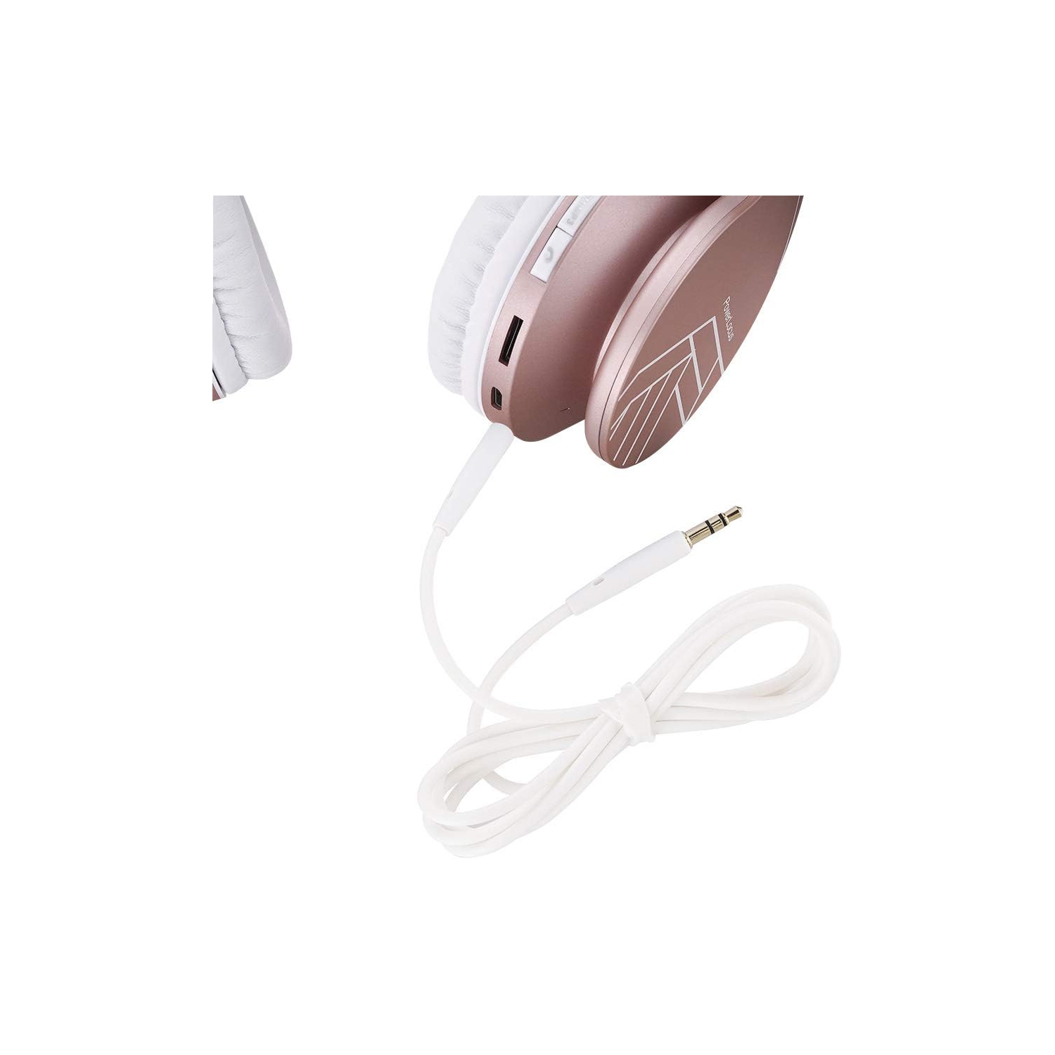 Casque d'écoute stéréo Bluetooth pliable, avec fil s rechargeable et son rophone intégré