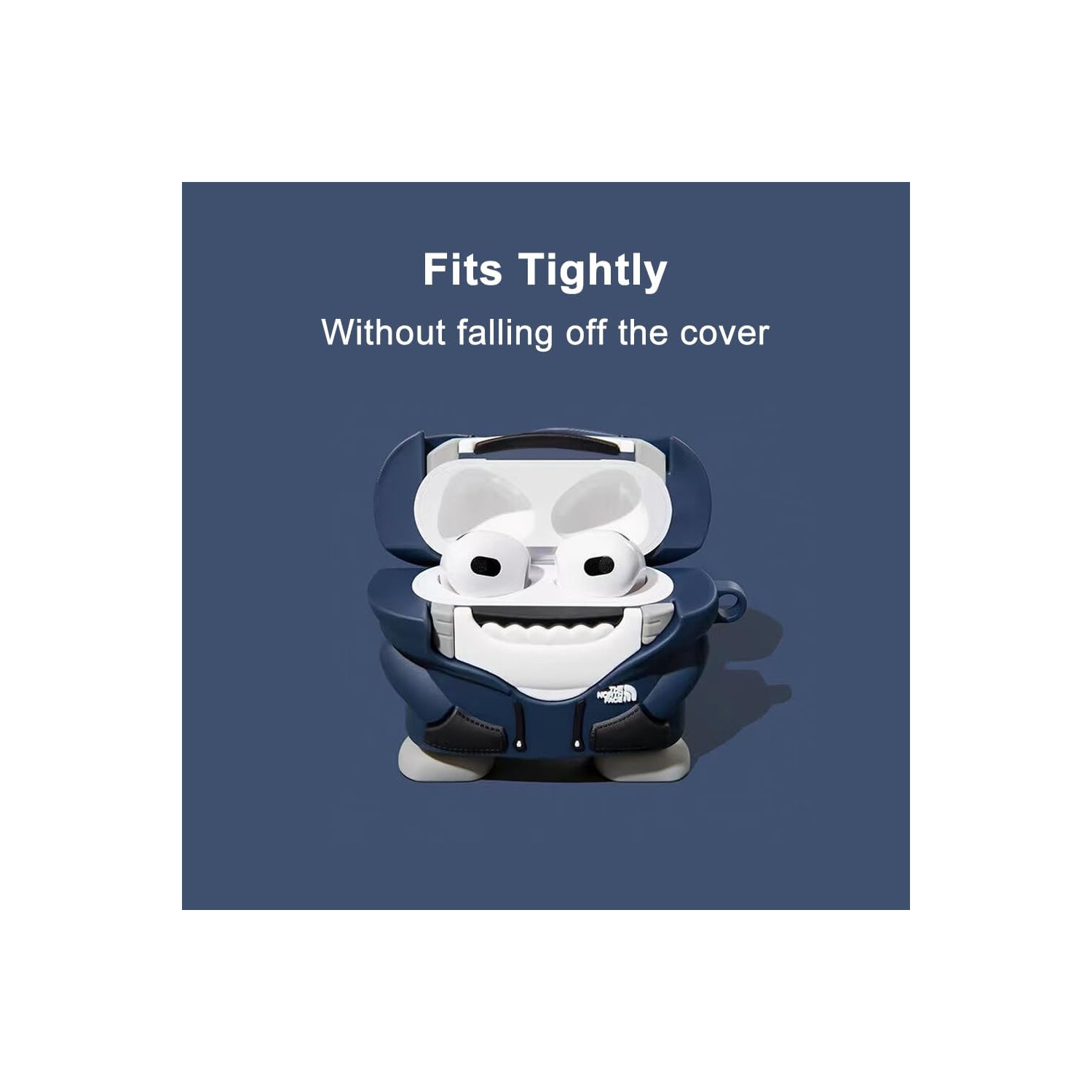 Cute Case Cover Compatible with AirPods 2&1 with Carabiner Keychain,Soft Silicone Kawaii Anime Protective Skin