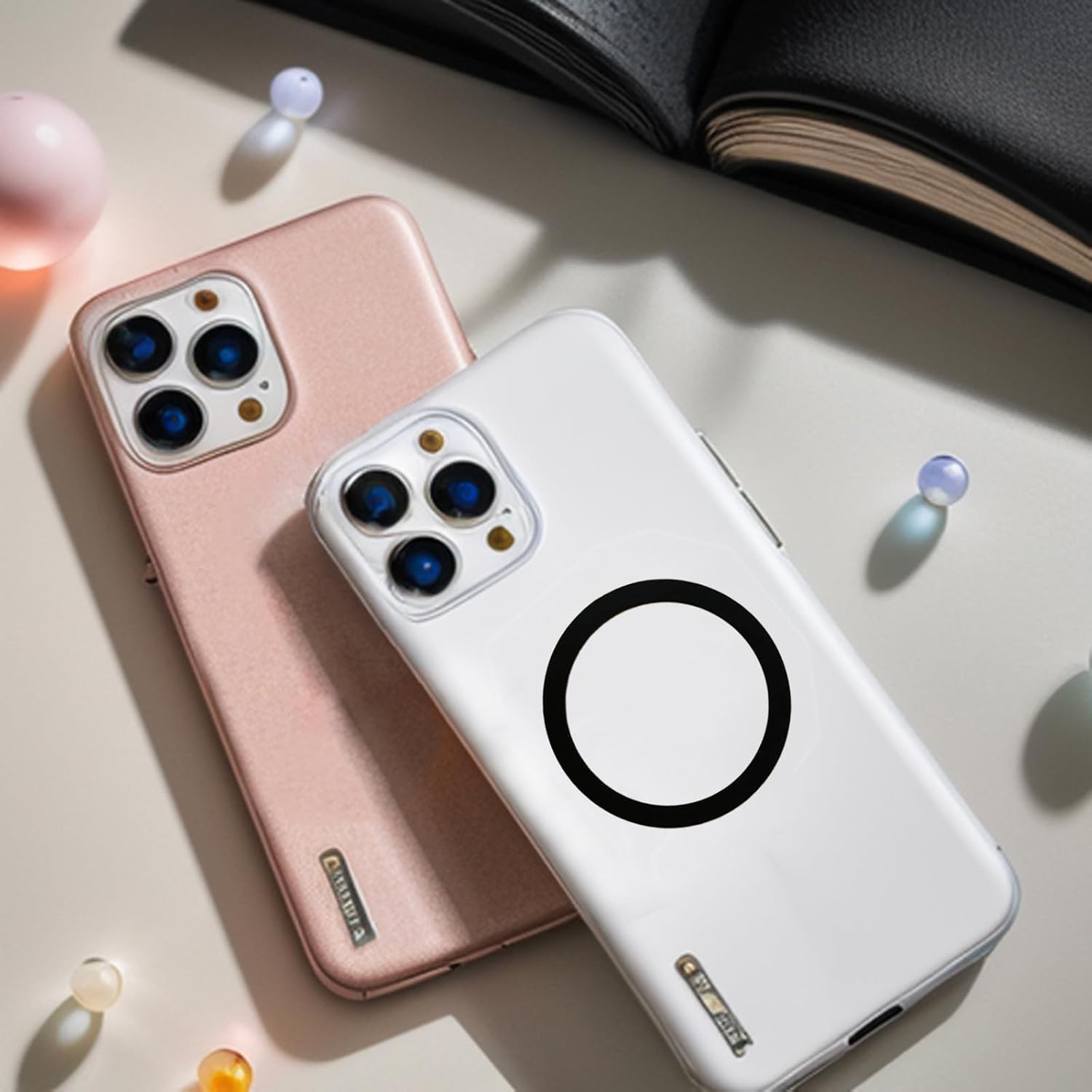 Anneau magnétique – Ensemble universel de 10 anneaux pour iPhone 15/14/13/12, support pour voiture Accessoires Mag Safe